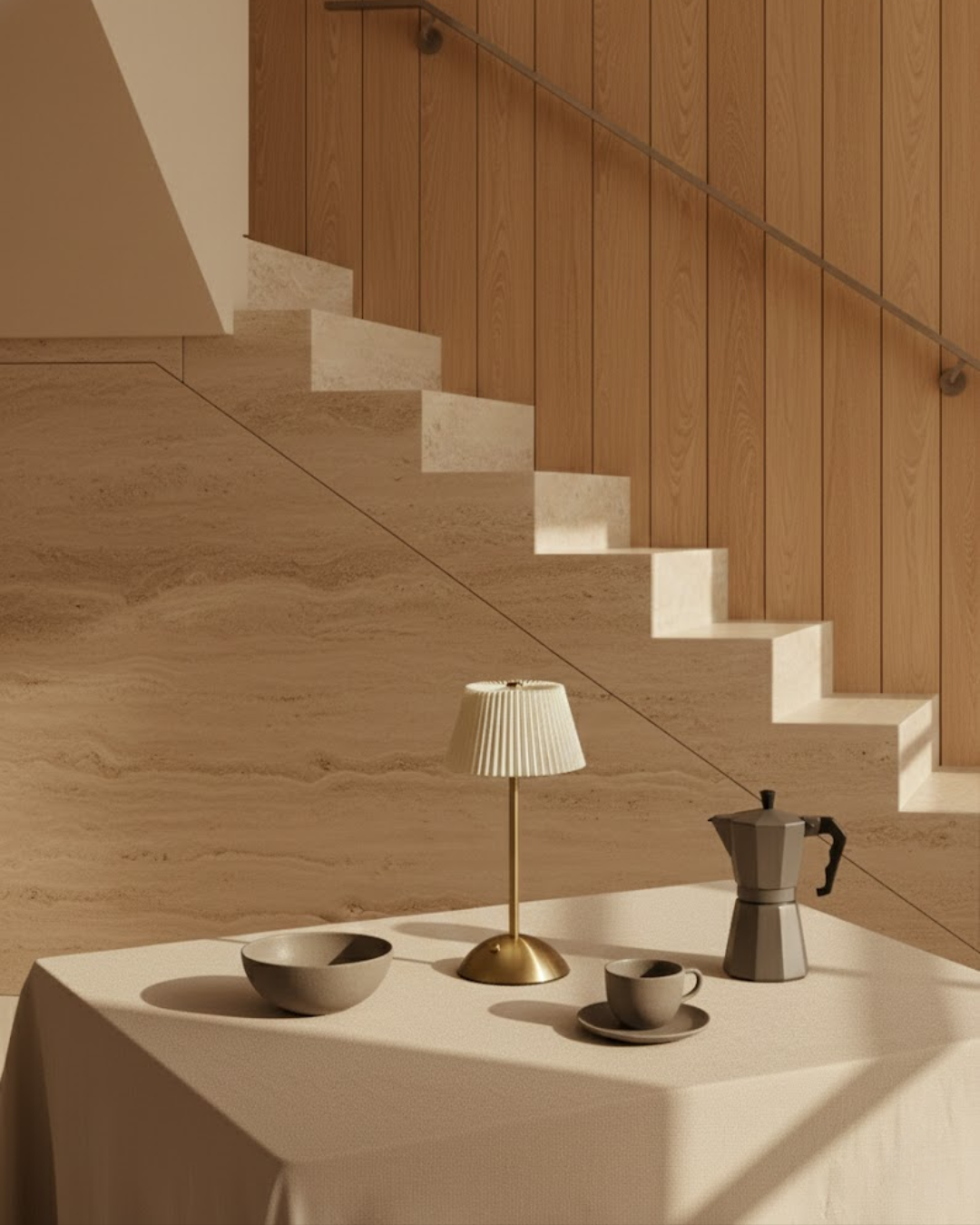 Arléon | White Cordless Table Lamp