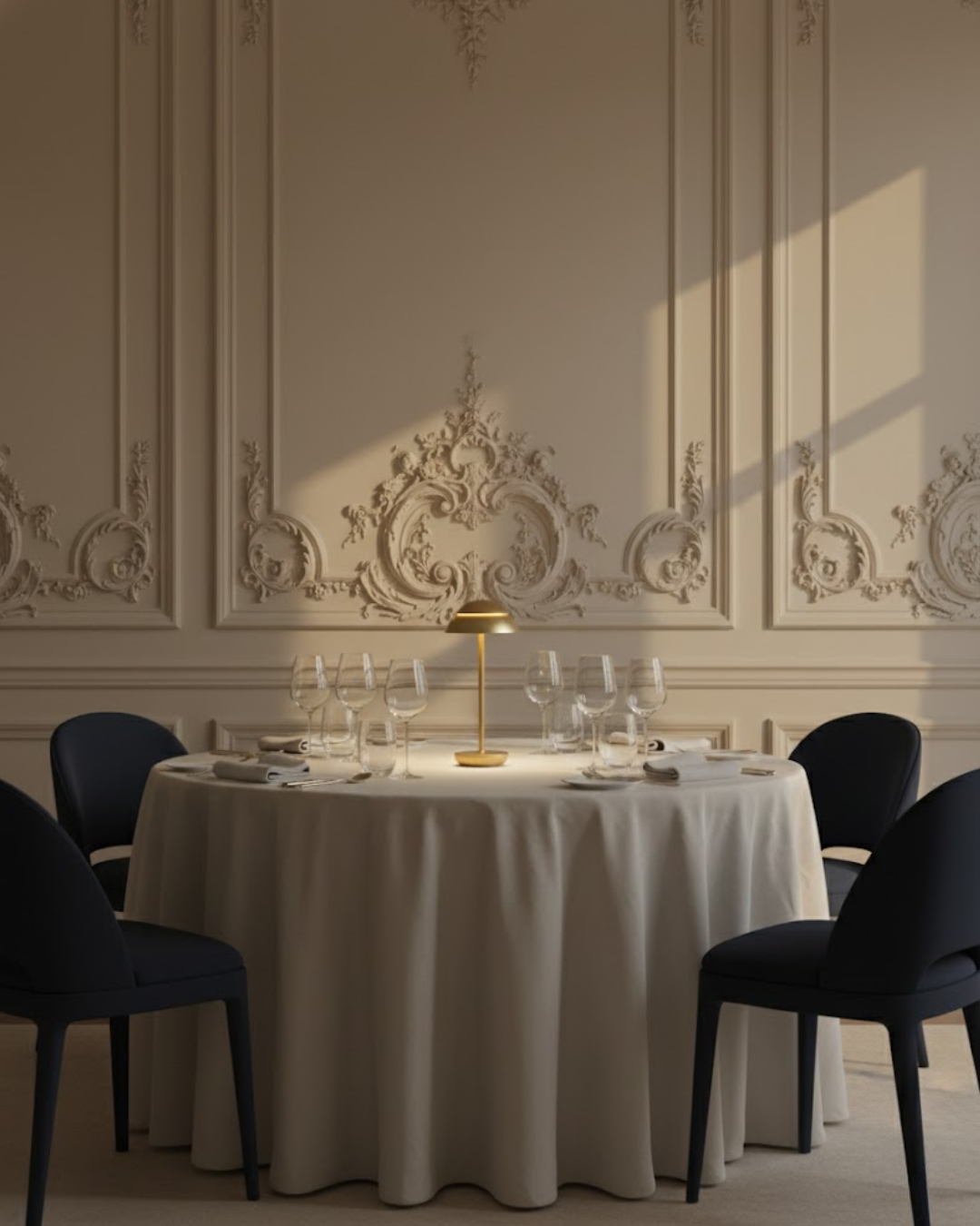 Auré | Gold Minimalist LED Table Lamp