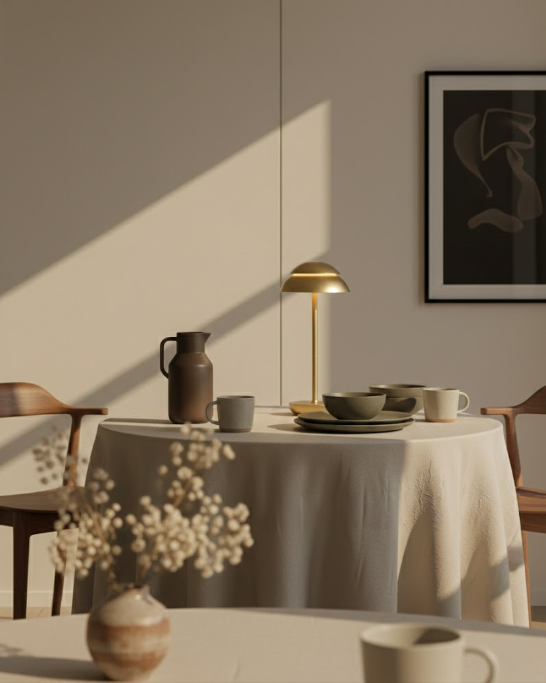 Auré | Gold Minimalist LED Table Lamp