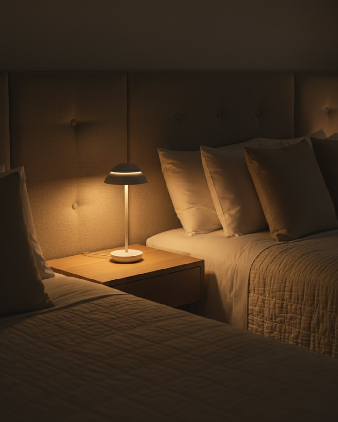 Auré | White Minimalist LED Table Lamp