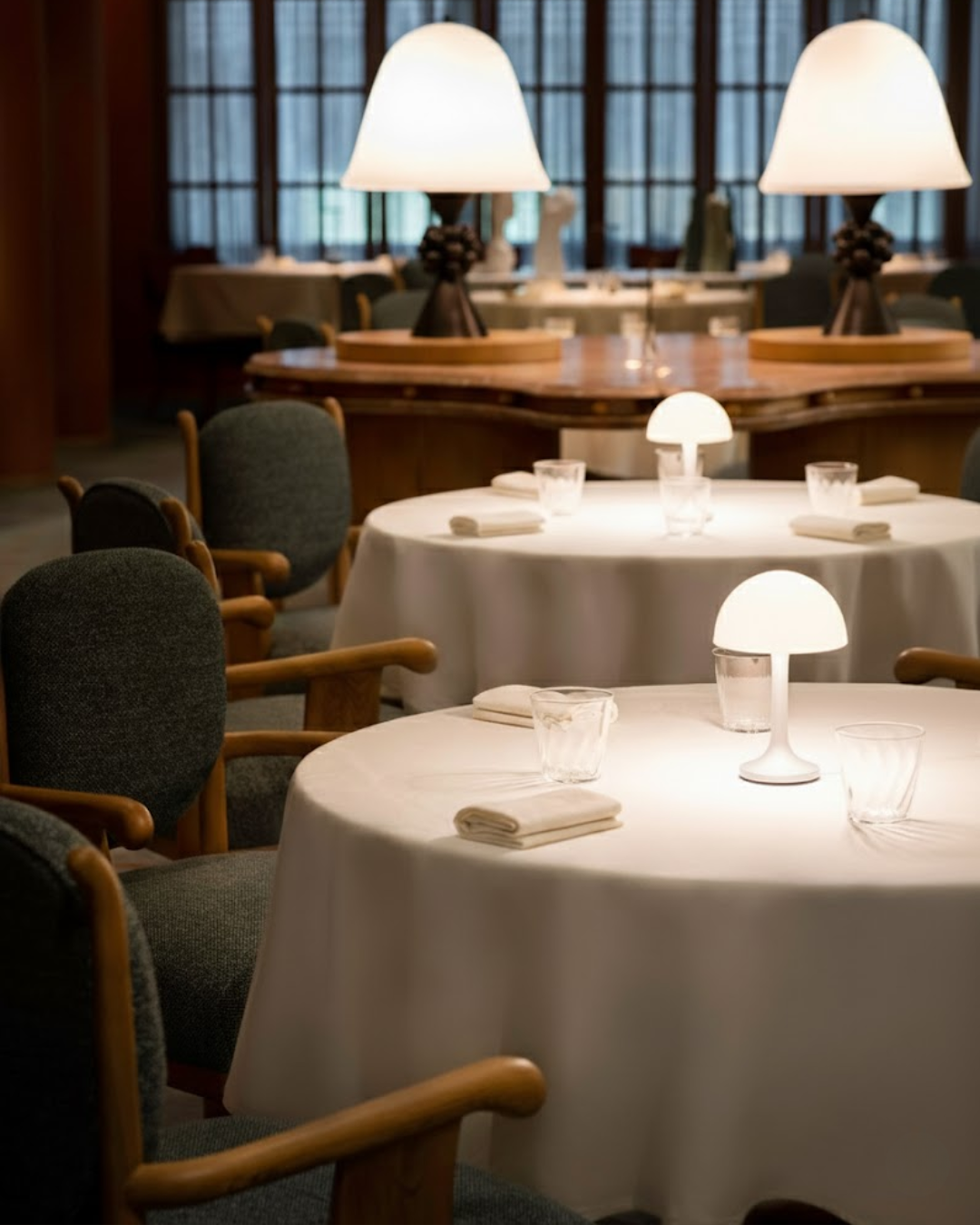 Élmar | White Cordless Table Lamp