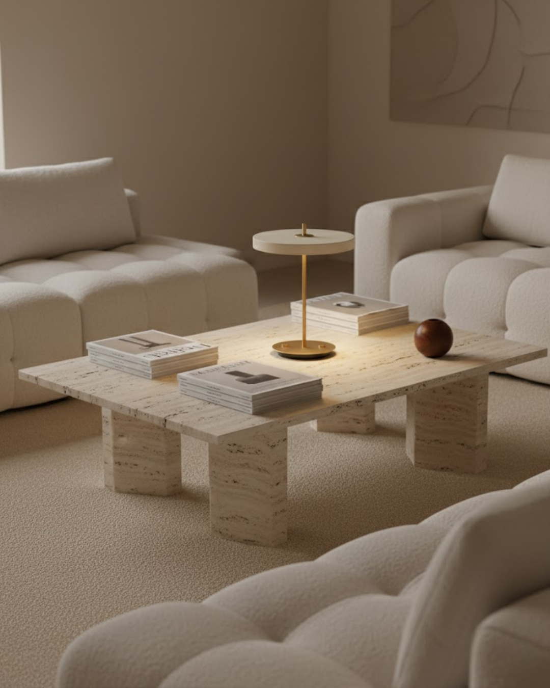 Marello | White Refined Table Lamp