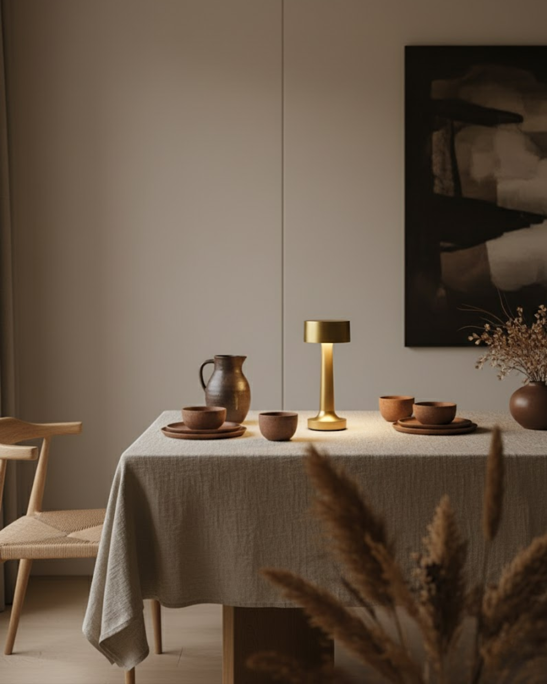 Énvoir | Gold Modern Table Lamp