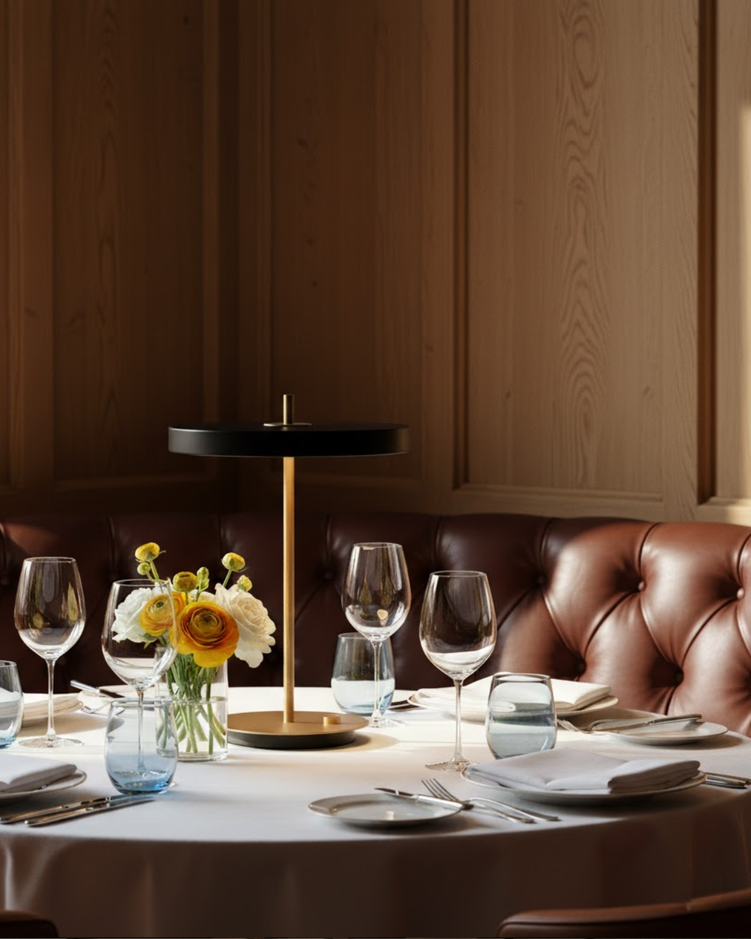 Marello | Black Refined Table Lamp