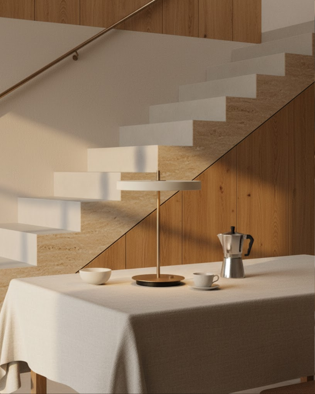 Marello | White Refined Table Lamp