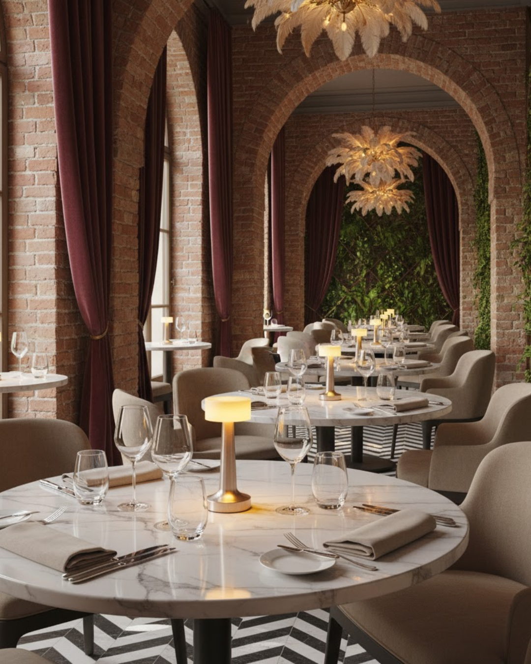 Évair | Silver Elegant Table Lamp