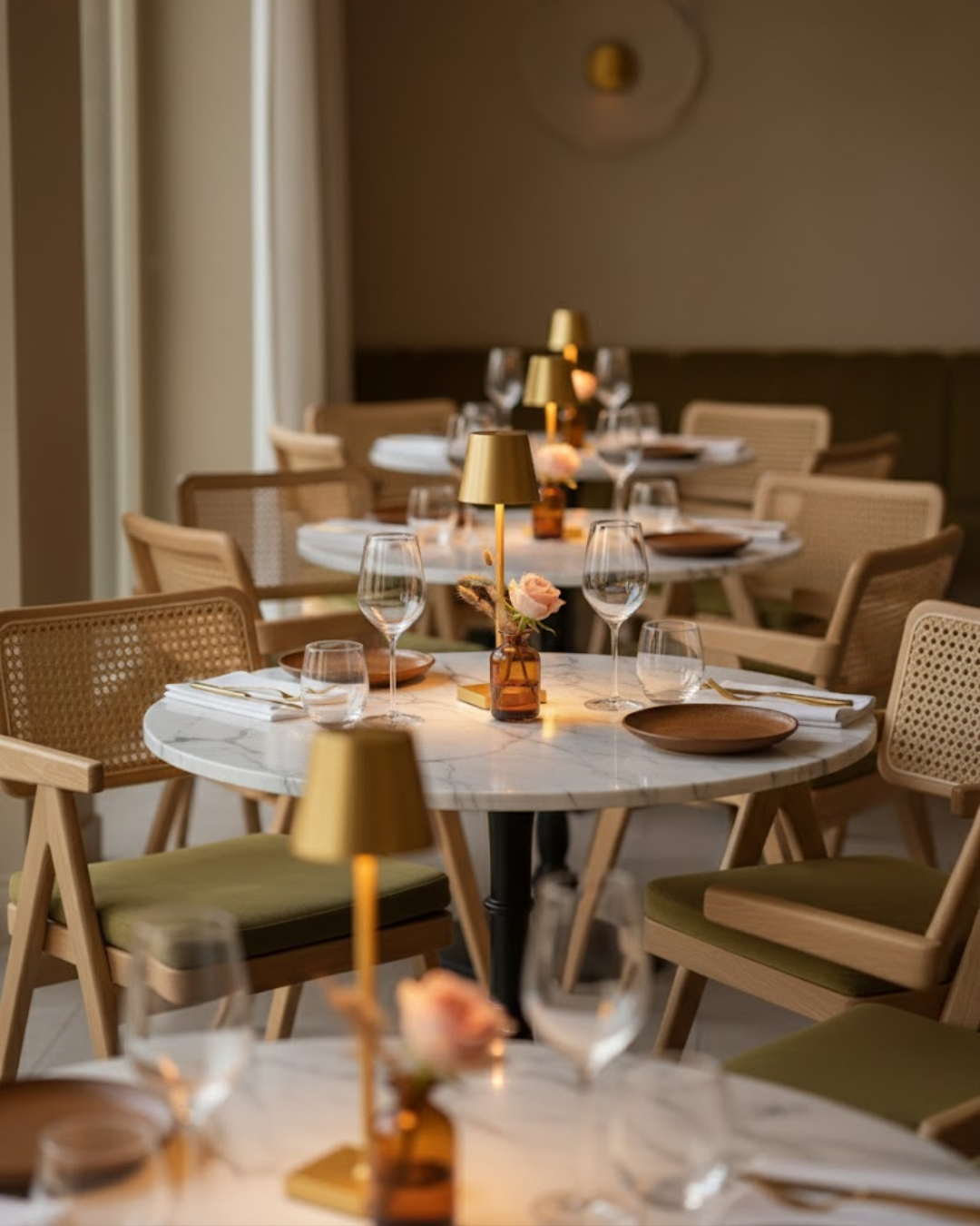 Cléa | Gold Cordless Table Lamp