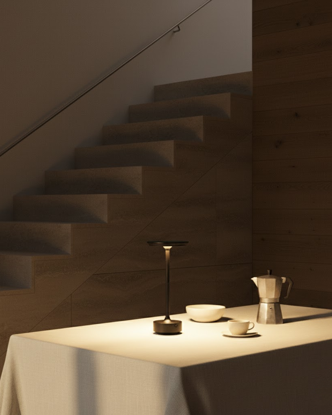 Soivé | Black Cordless LED Table Lamp