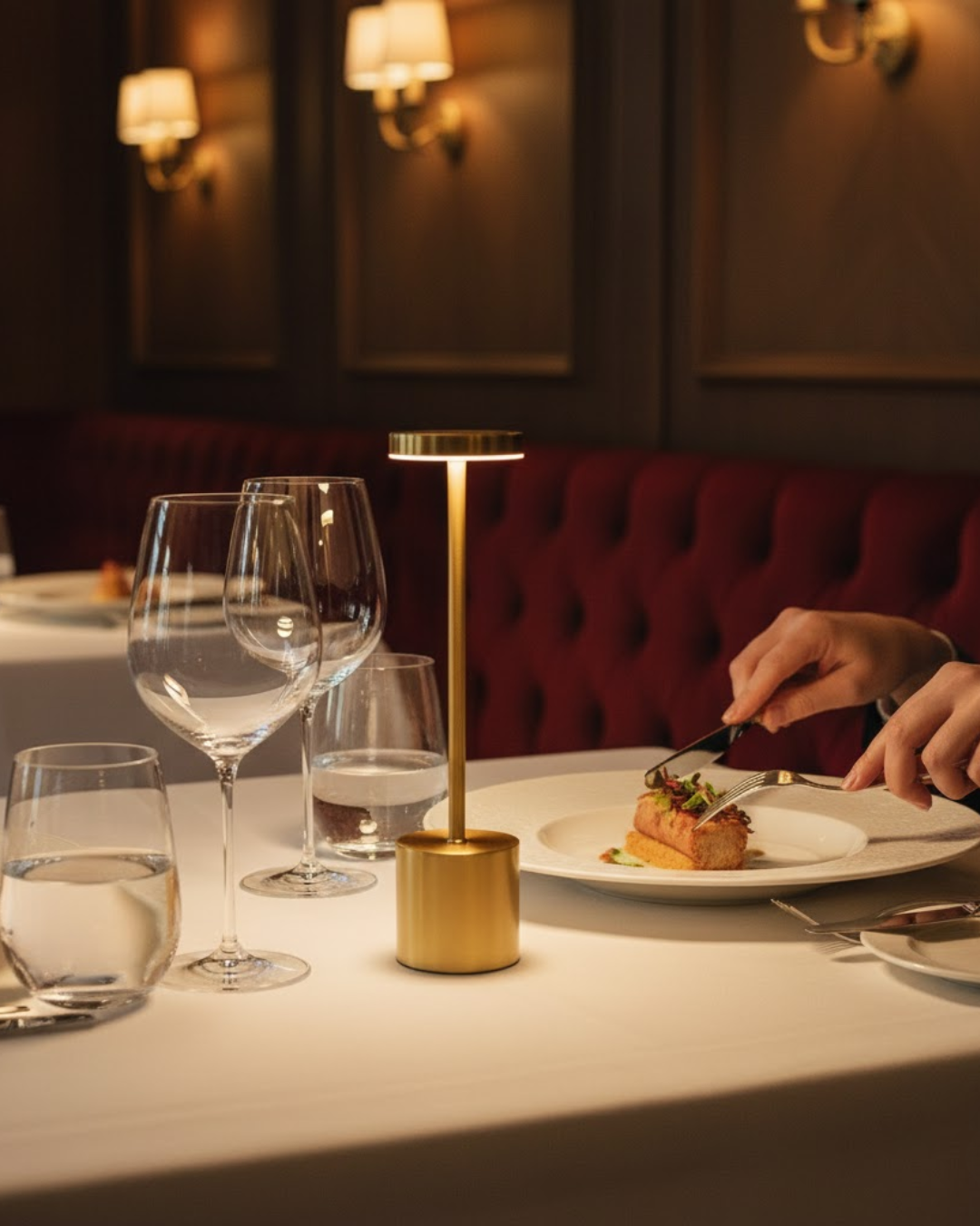 Cléon | Gold Cordless Table Lamp