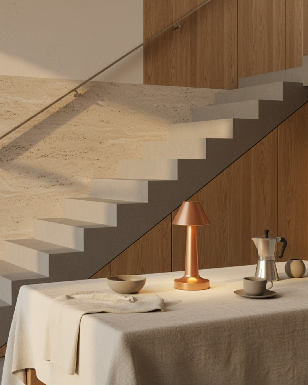 Évran | Rose Gold Design Table Lamp