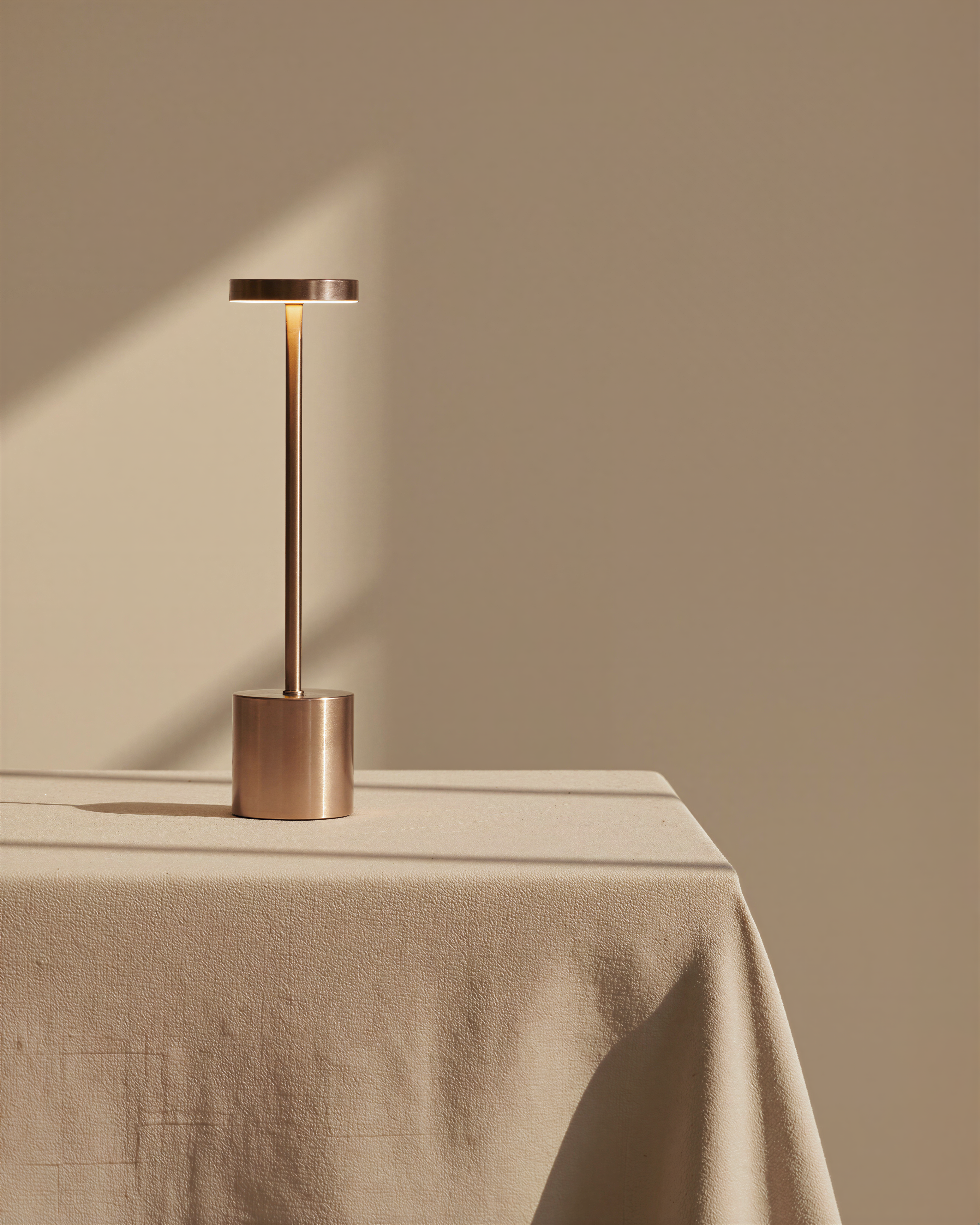 Cléon | Rose Gold Cordless Table Lamp