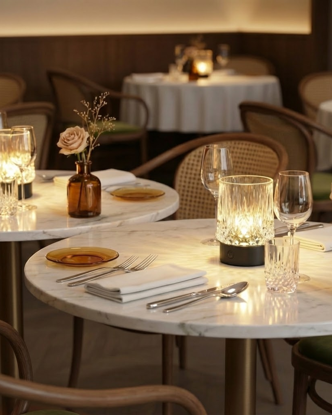 Cristelle | Black Cordless Table Lamp