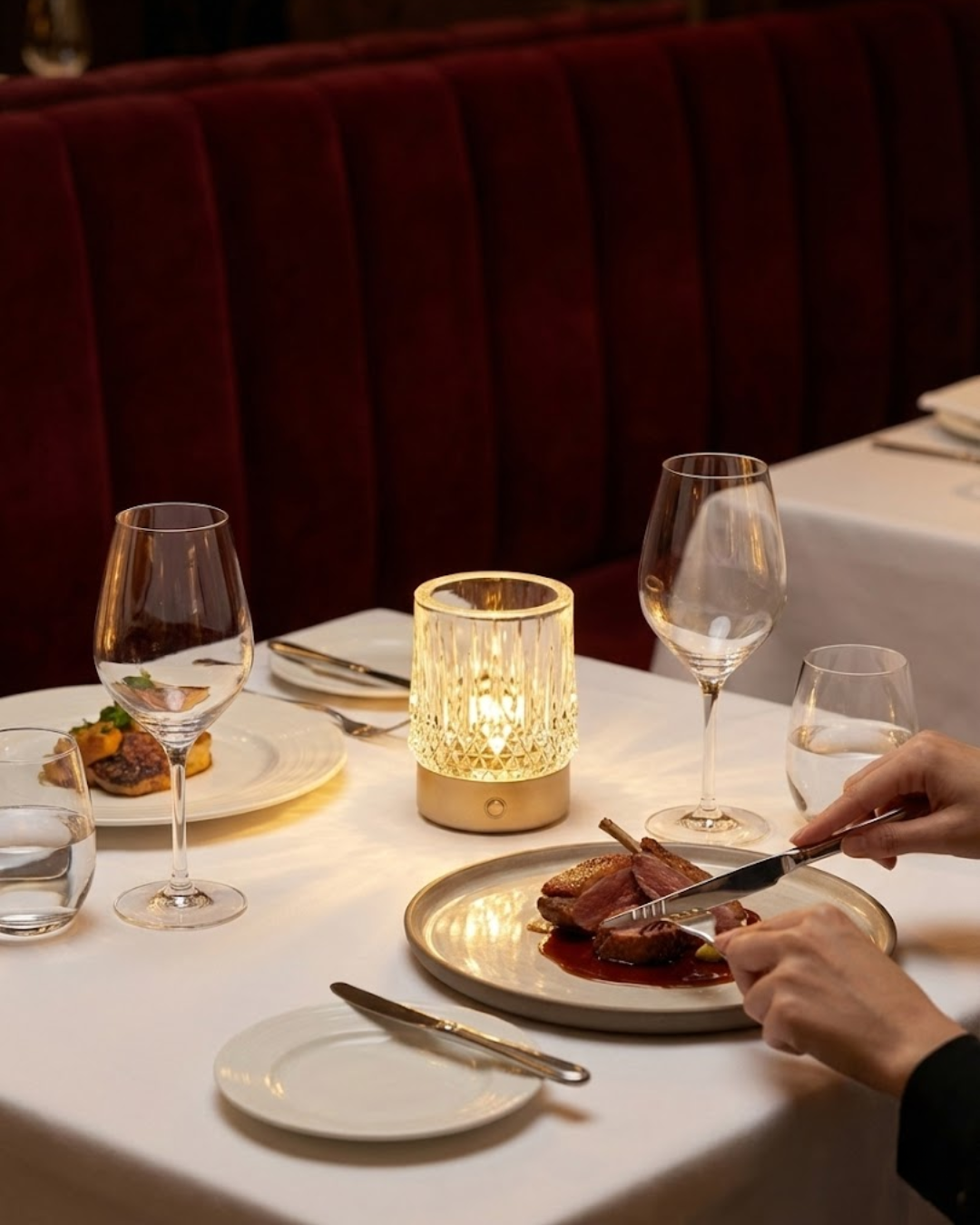 Cristelle | Gold Cordless Table Lamp