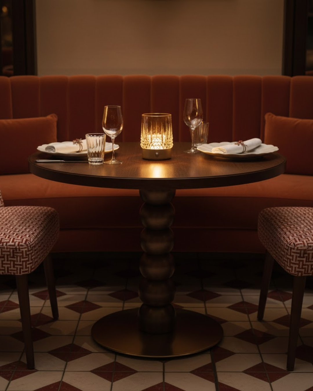 Cristelle | Silver Cordless Table Lamp