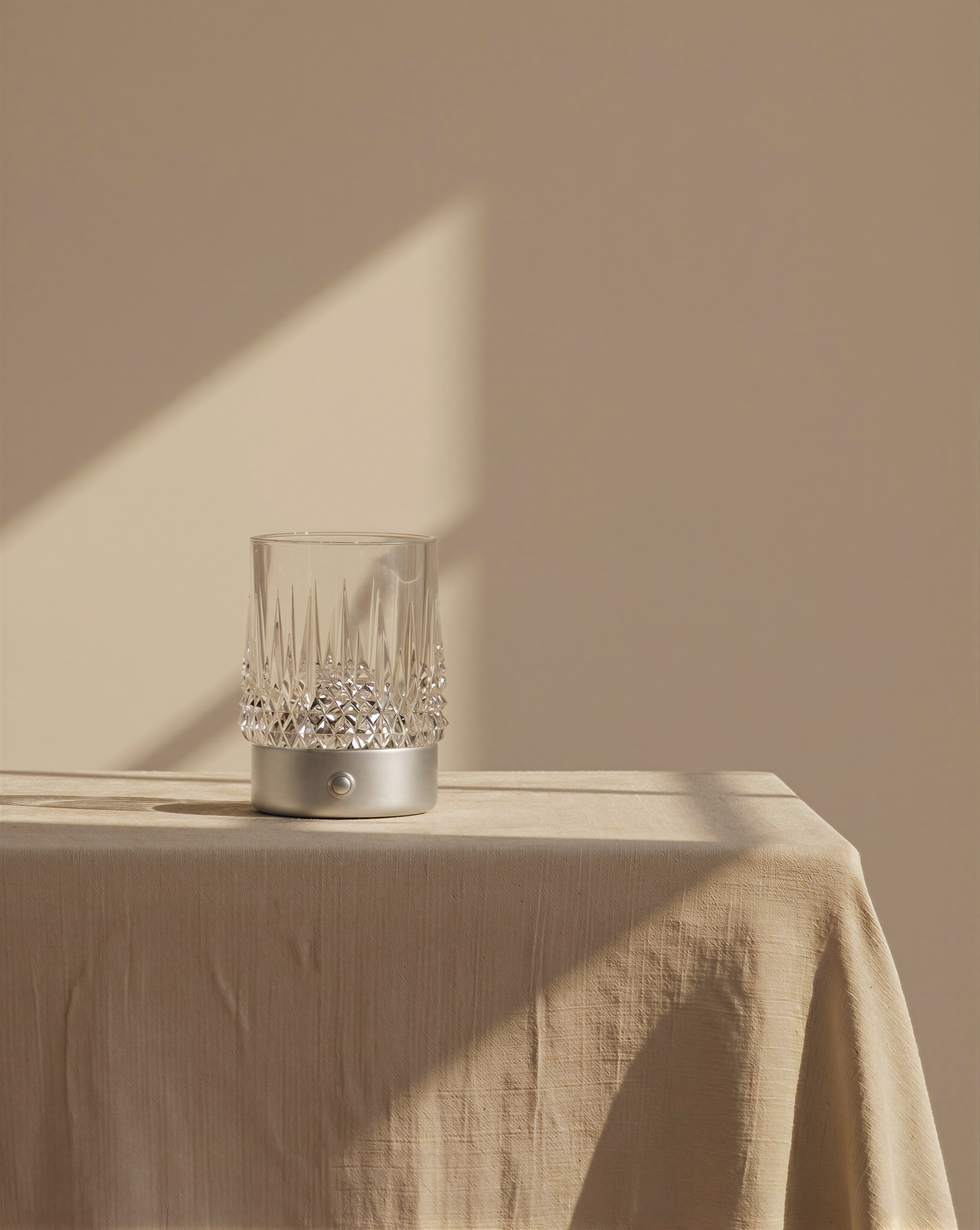 Cristelle | Silver Cordless Table Lamp