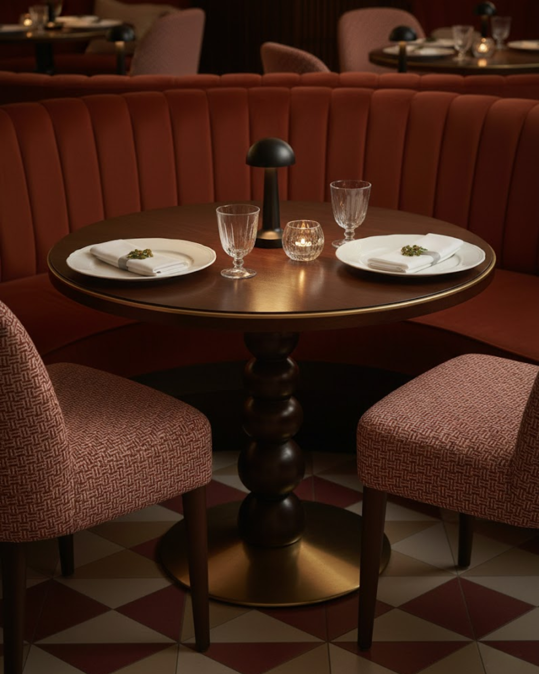 Élmar | Black Cordless Table Lamp