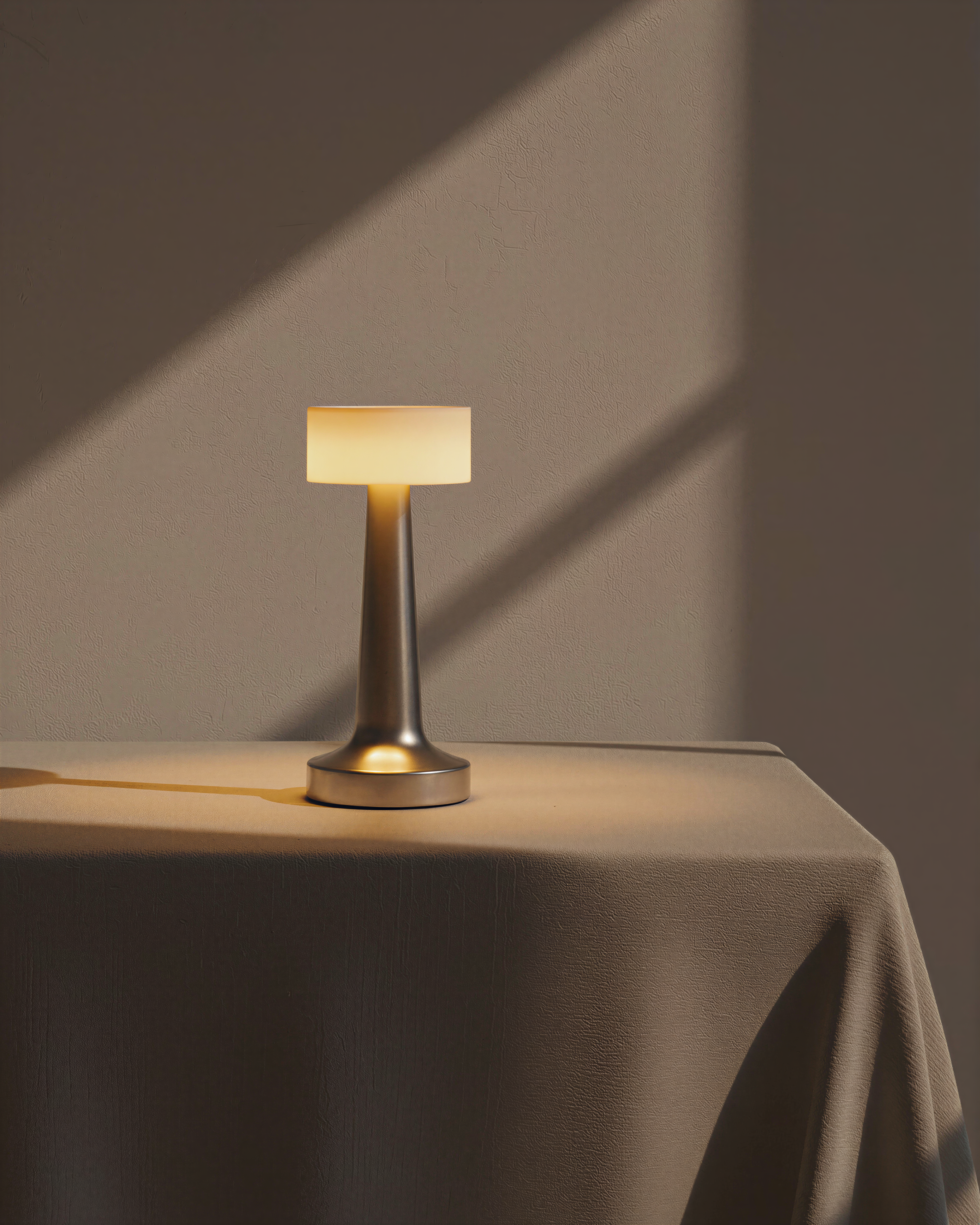 Évair | Silver Elegant Table Lamp