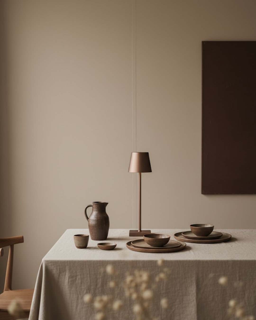 Cléa | Mocha Cordless Table Lamp