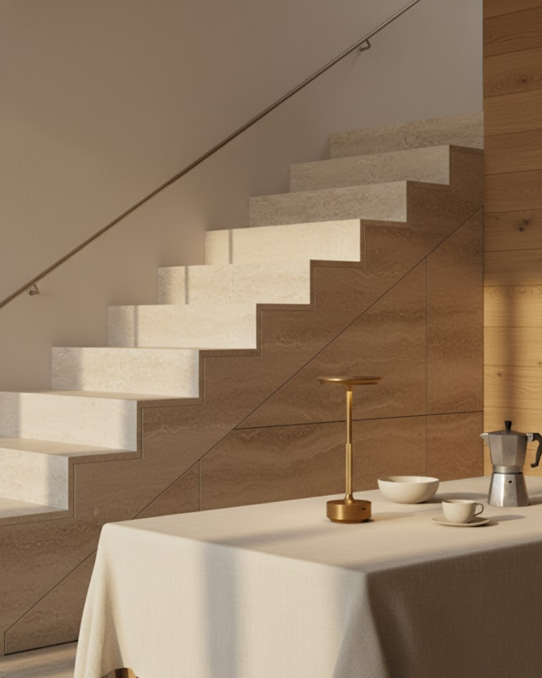 Soivé | Gold Cordless LED Table Lamp