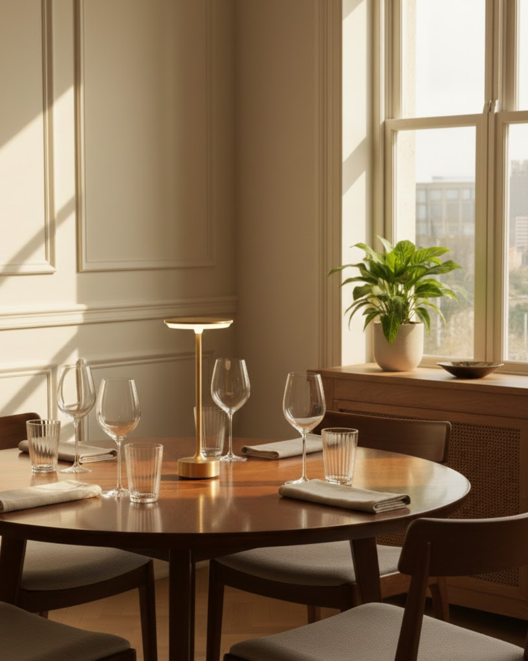 Sovéla | Gold Cordless Table Lamp