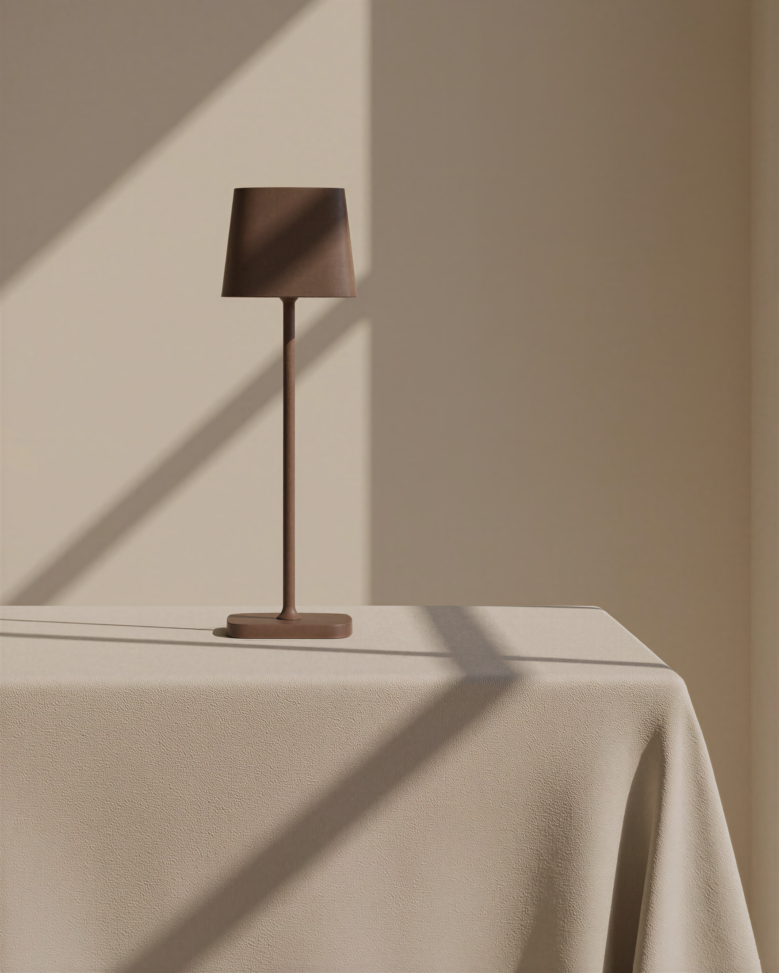 Velin | Brown Modern LED Table Lamp