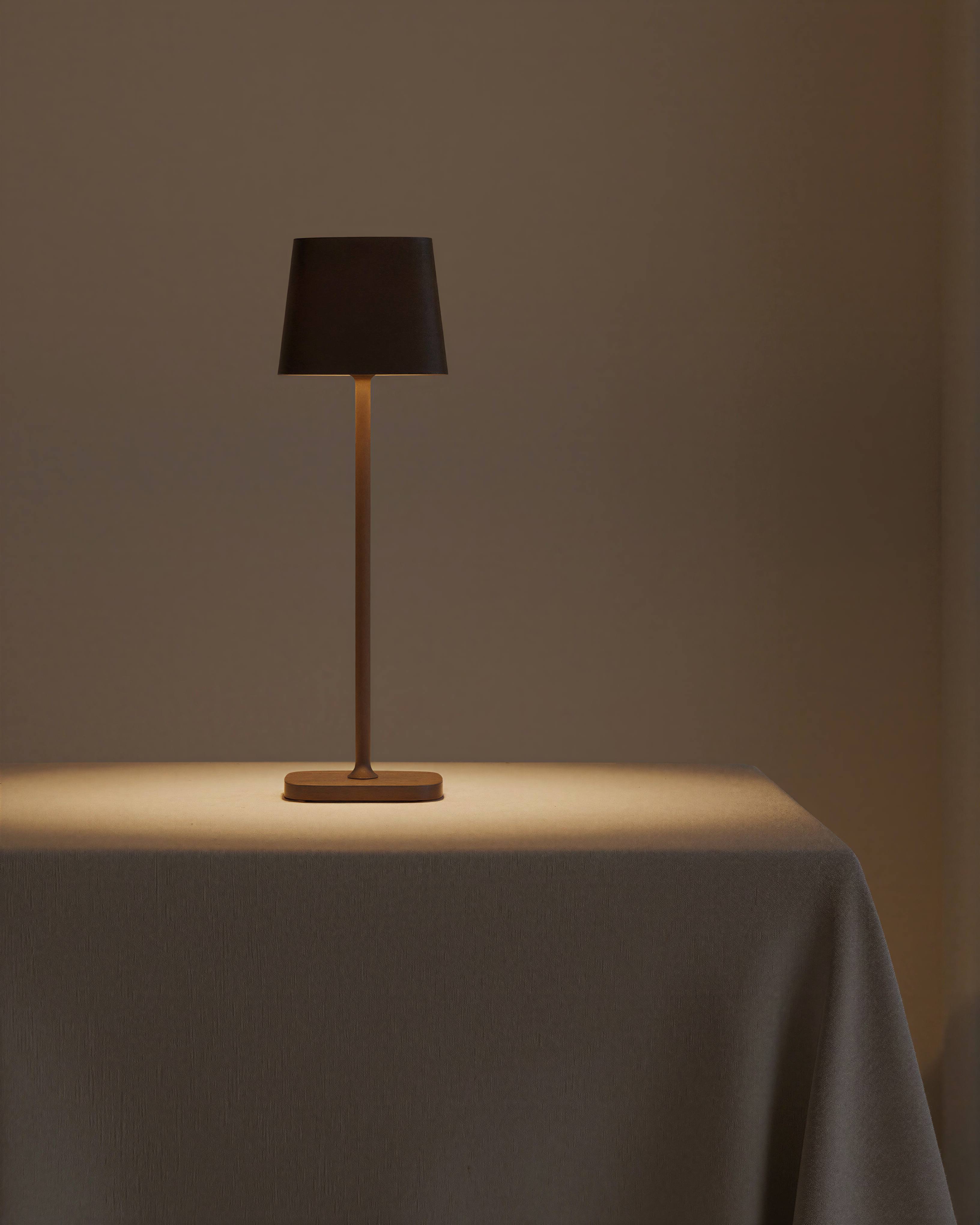 Velin | Brown Modern LED Table Lamp