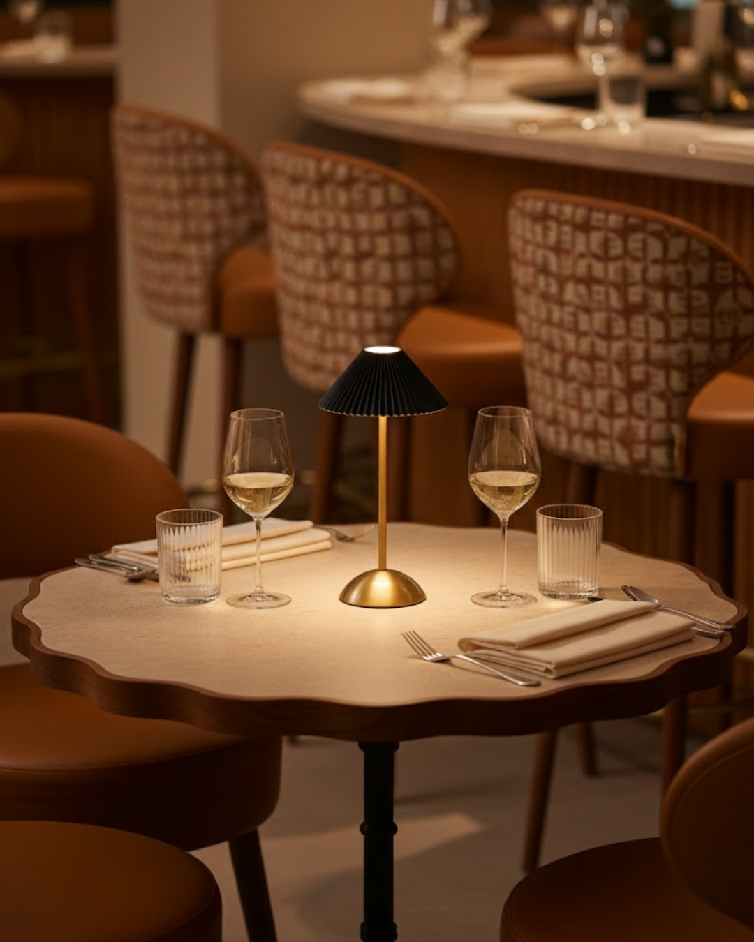 Arlénum | Black Cordless Table Lamp