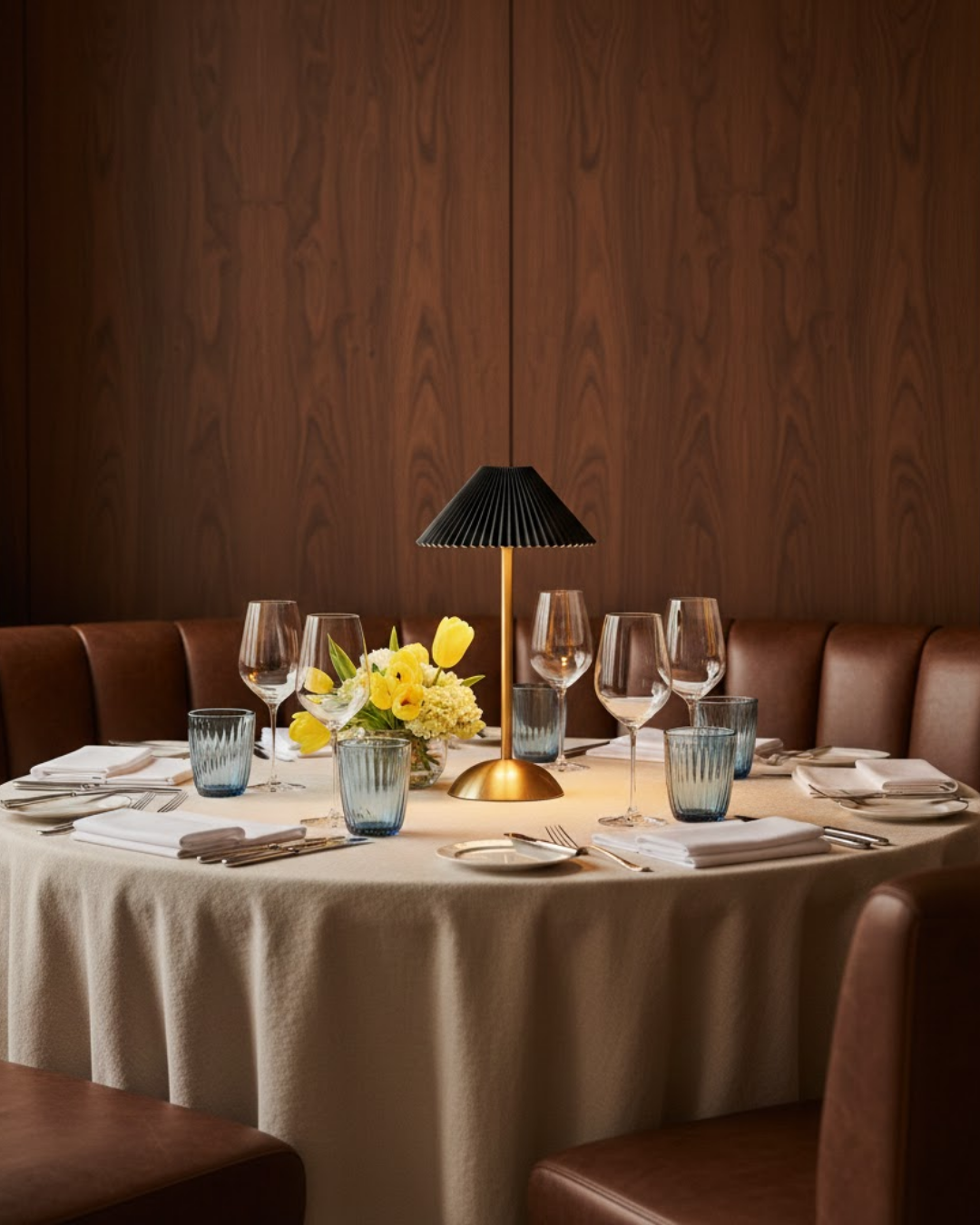 Arlénum | Black Cordless Table Lamp