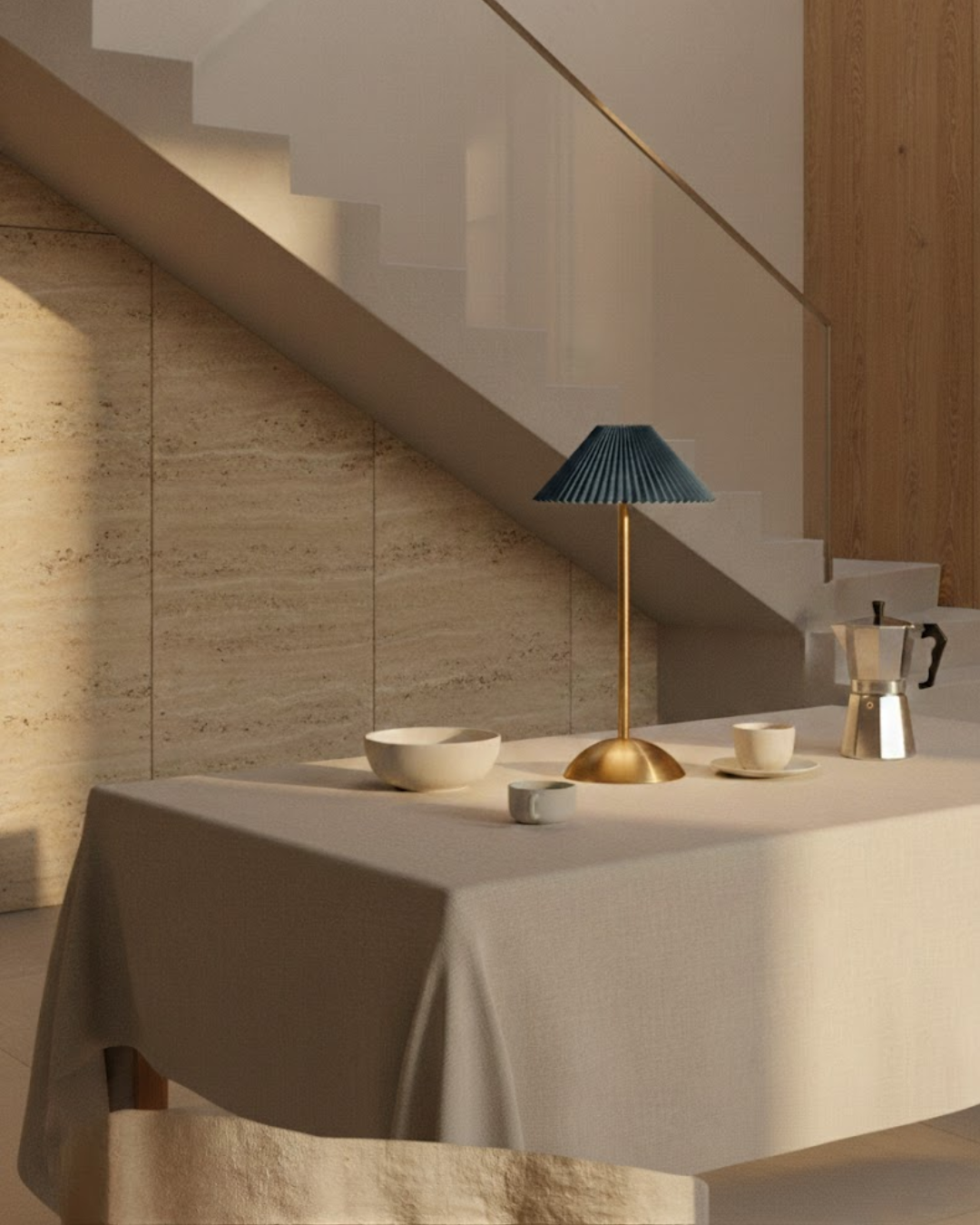 Arlénum | Blue Cordless Table Lamp