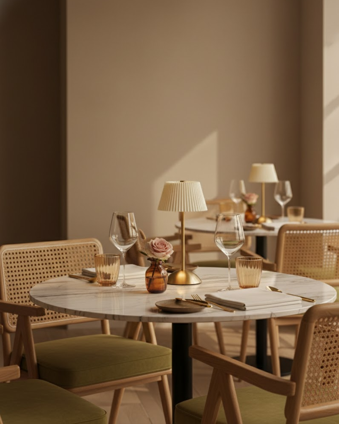 Arléon | White Cordless Table Lamp