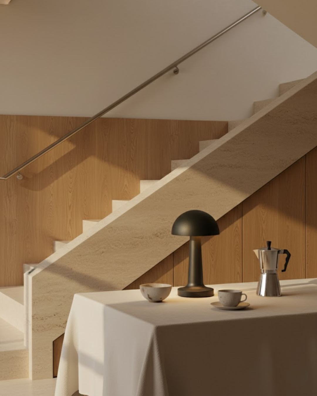 Élmar | Black Cordless Table Lamp