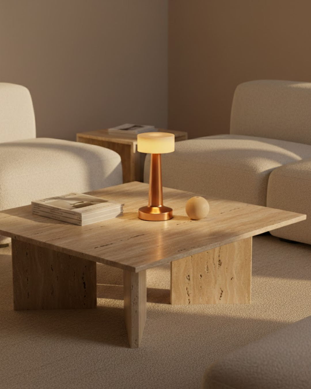 Évair | Rose Gold Elegant Table Lamp