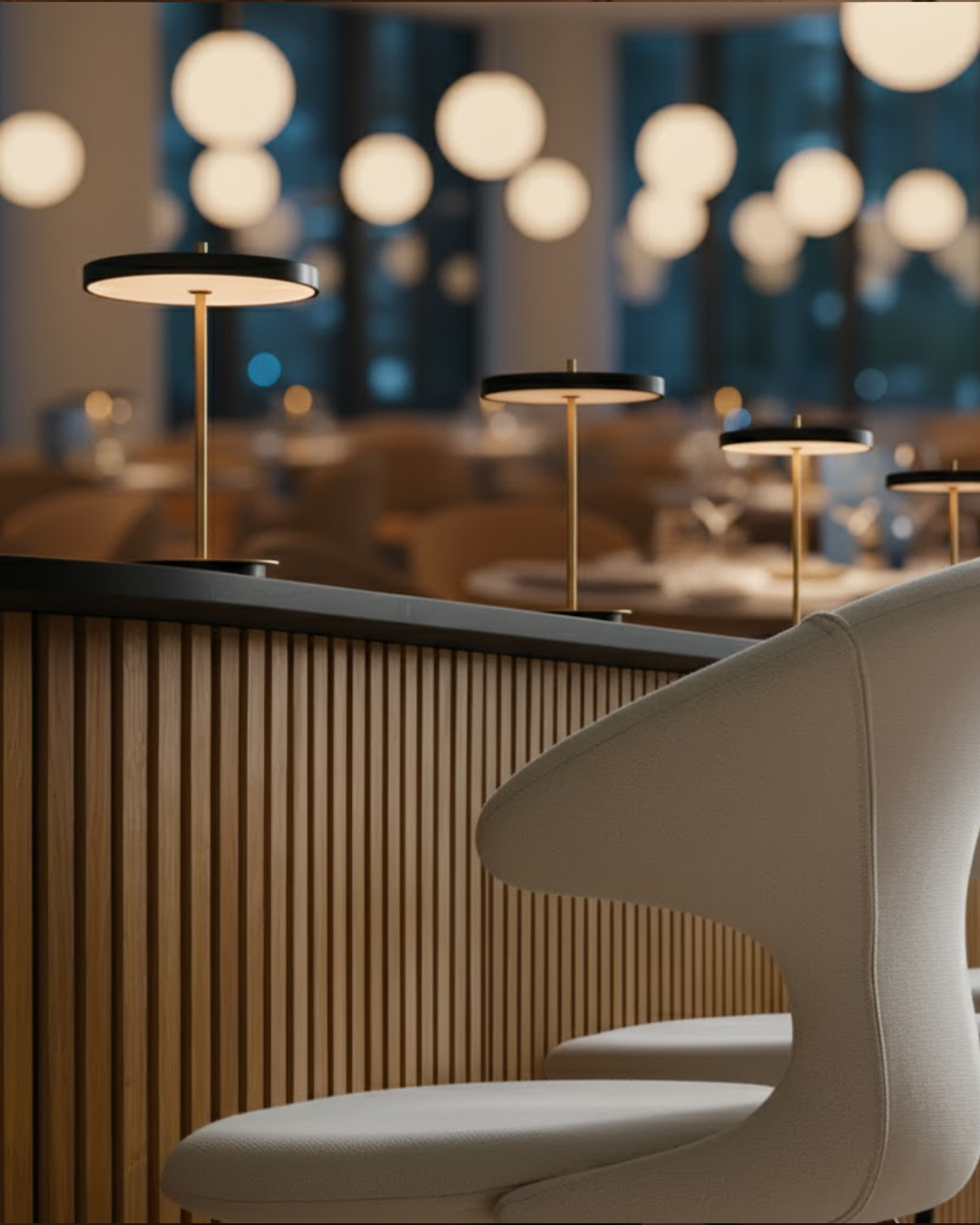 Marello | Black Refined Table Lamp