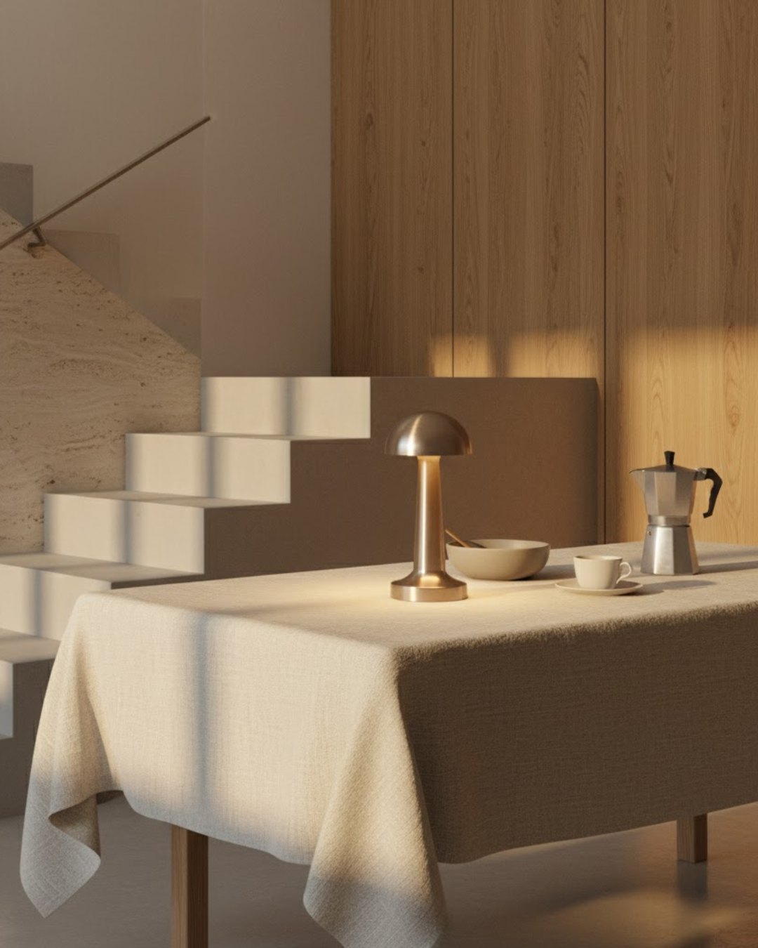 Élmar | Gold Cordless Table Lamp