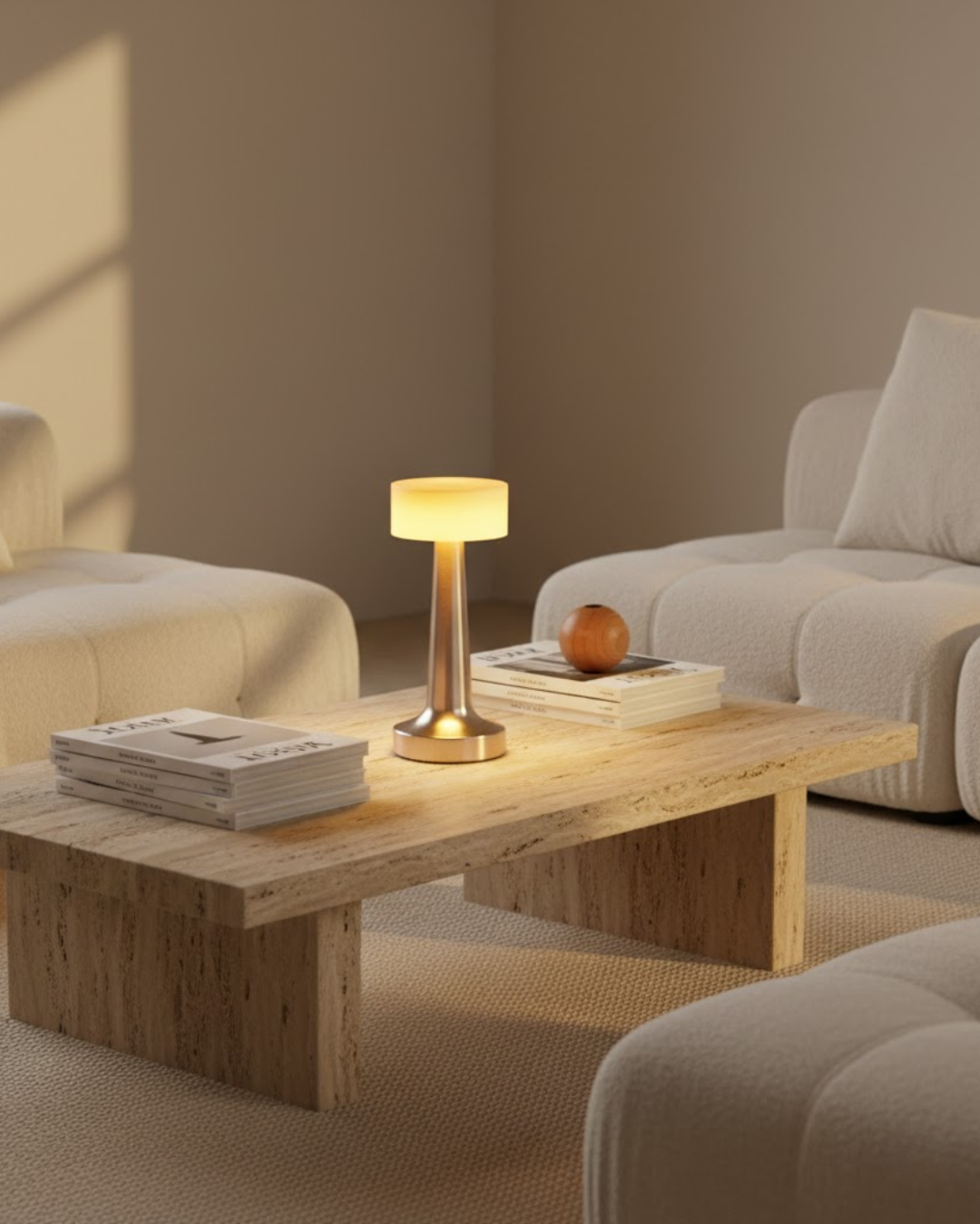 Évair | Silver Elegant Table Lamp