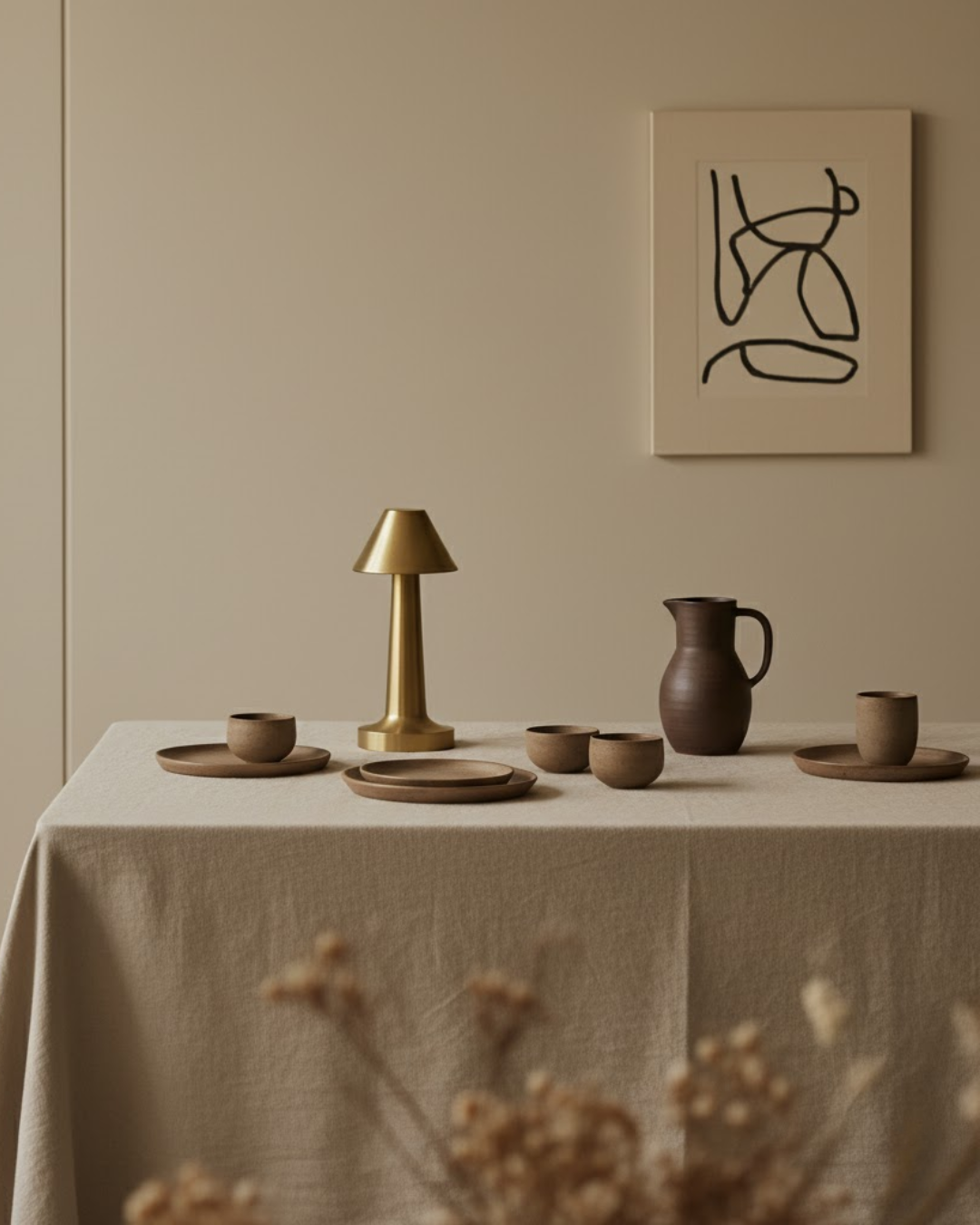 Évran | Gold Design Table Lamp