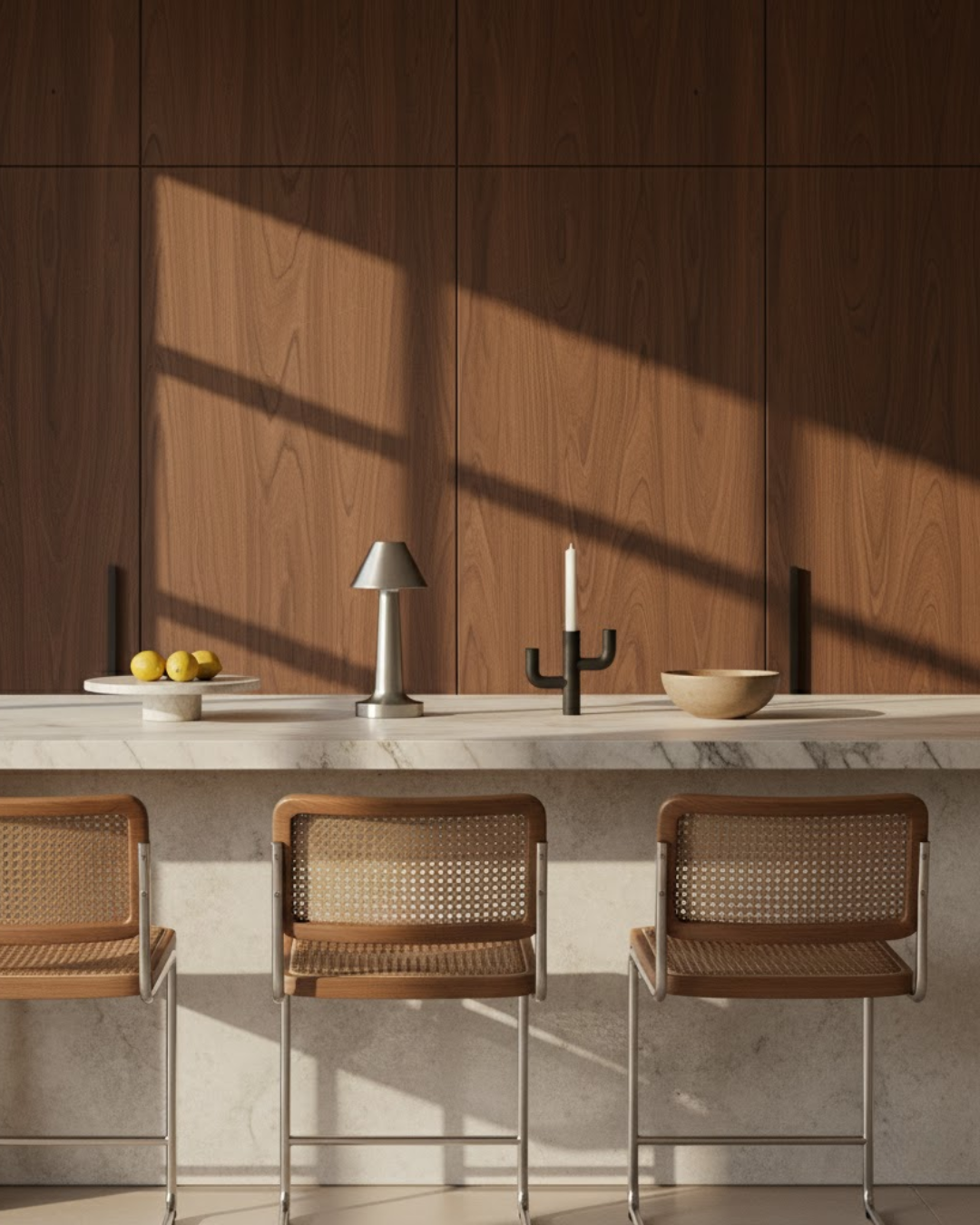 Évran | Silver Design Table Lamp