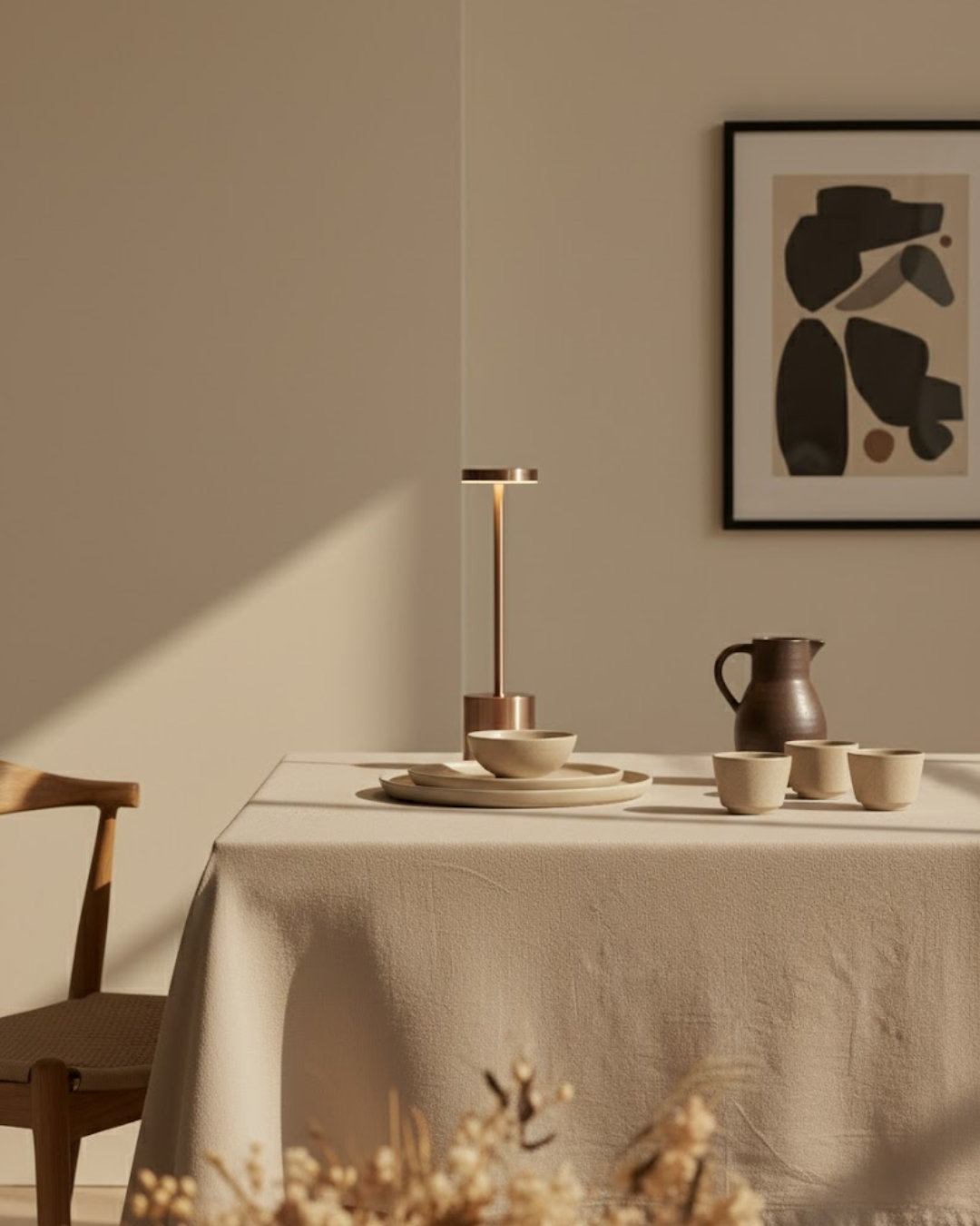 Cléon | Rose Gold Cordless Table Lamp