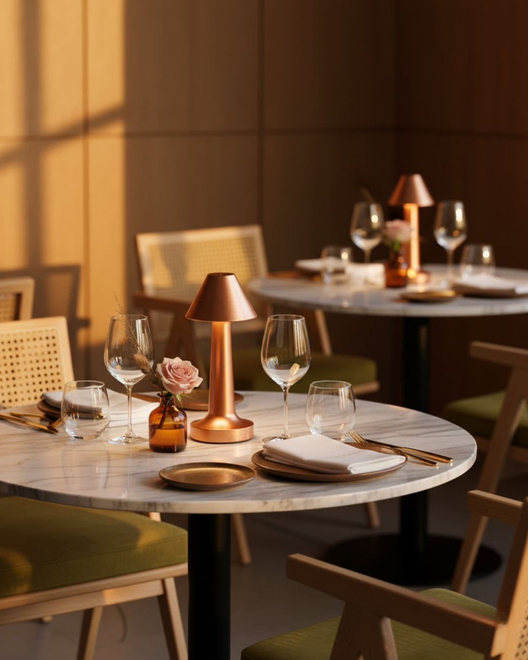 Évran | Rose Gold Design Table Lamp