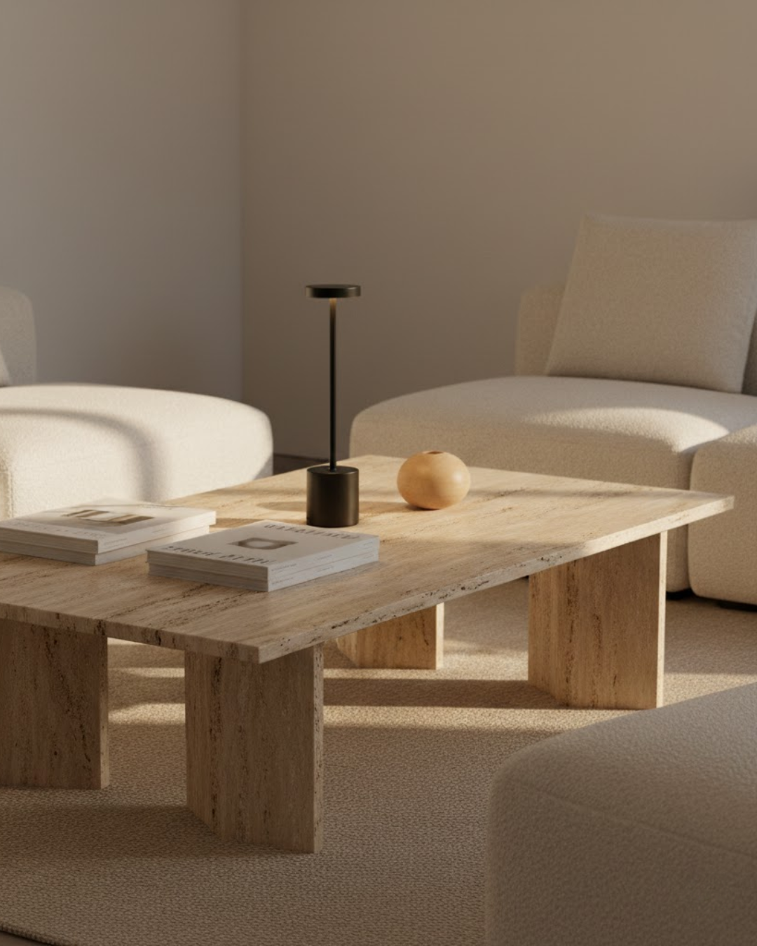 Cléon | Black Cordless Table Lamp