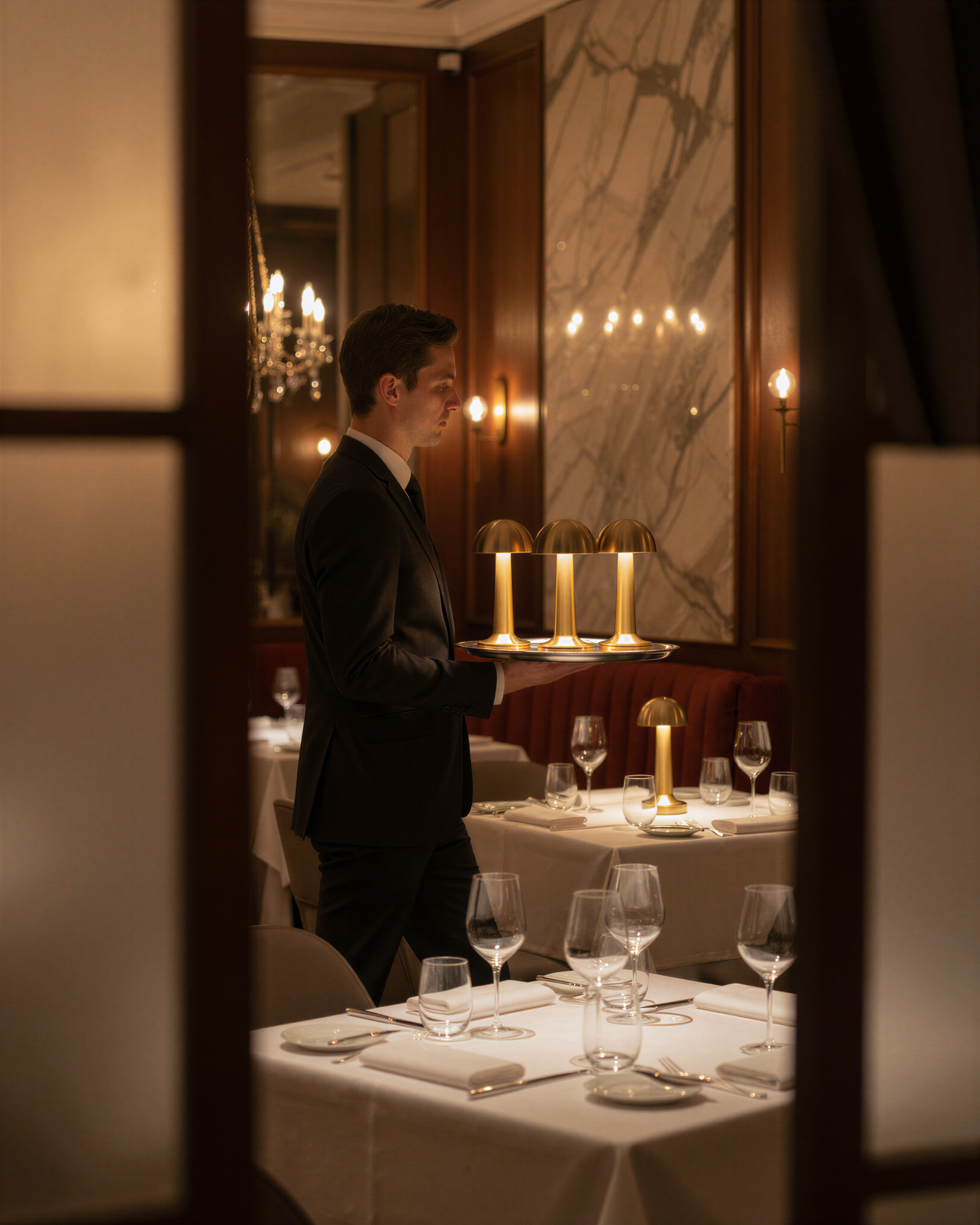 Élmar | Gold Cordless Table Lamp