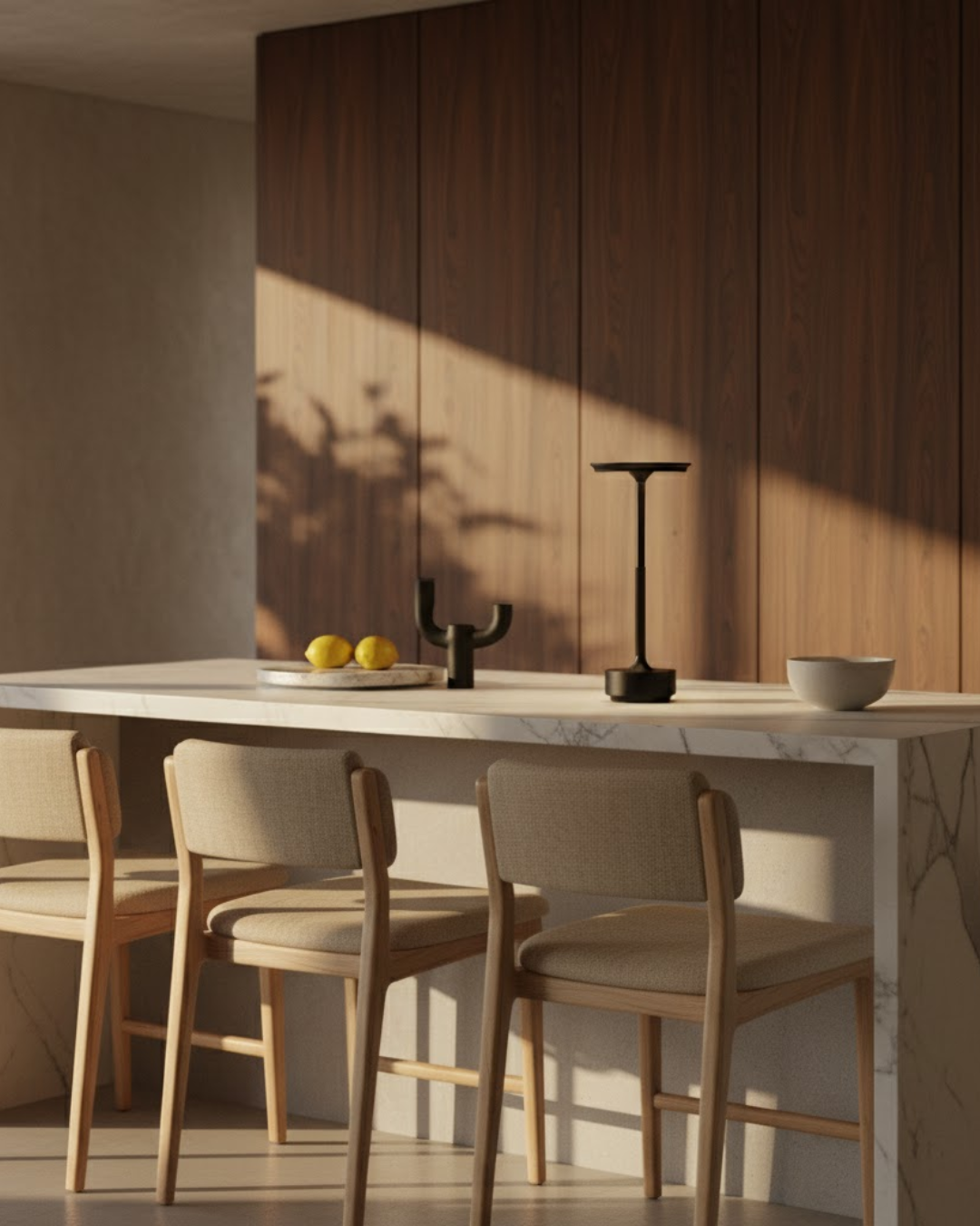 Soivé | Black Cordless LED Table Lamp