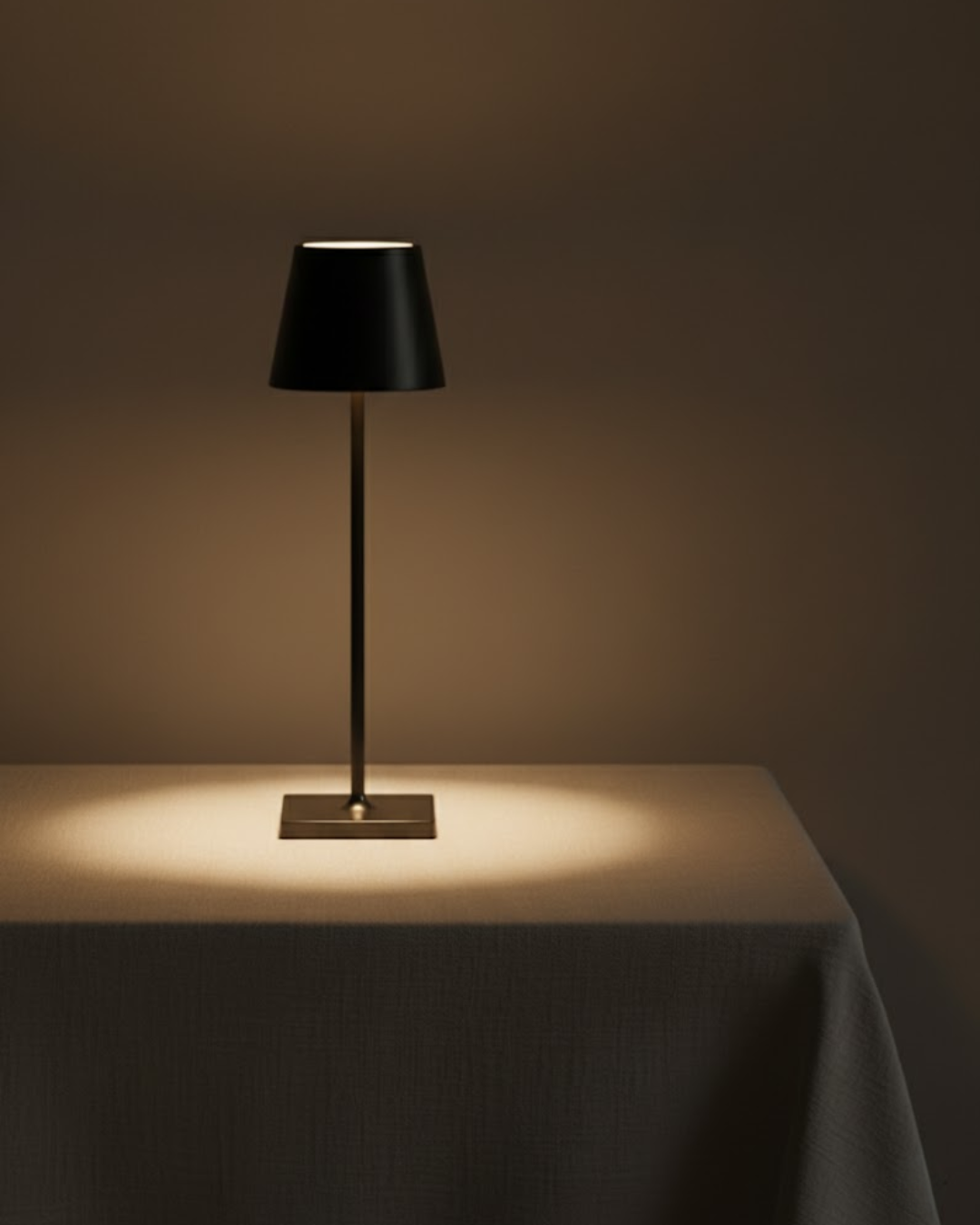 Cléa | Black Cordless Table Lamp