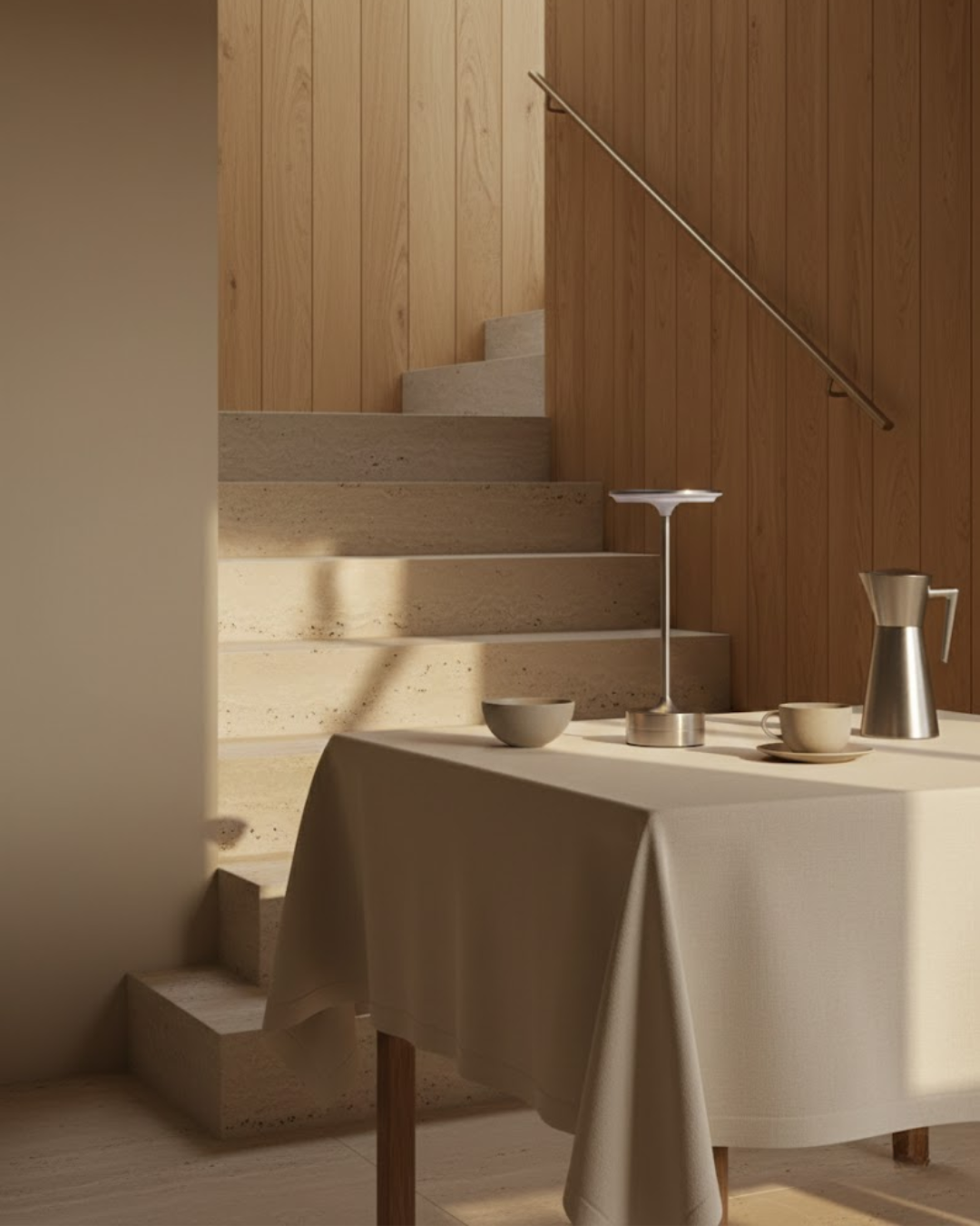 Sovéla | Silver Cordless Table Lamp