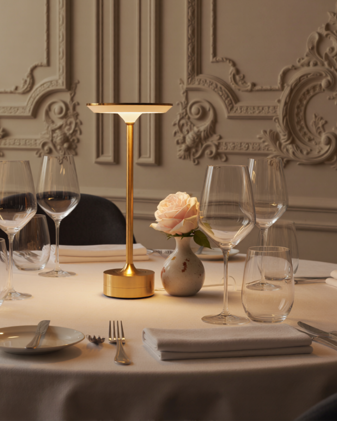 Sovéla | Gold Cordless Table Lamp