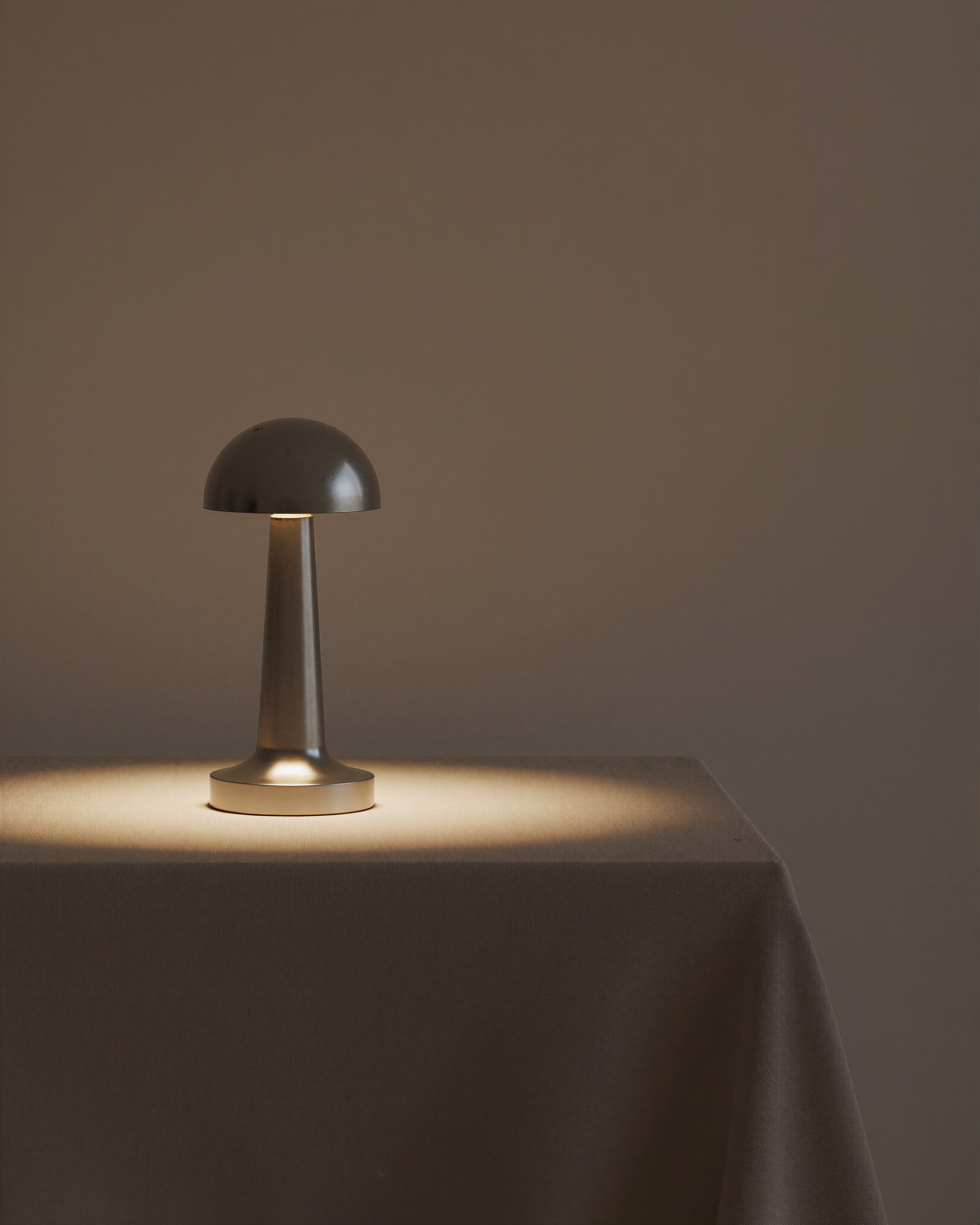 Élmar | Silver Cordless Table Lamp