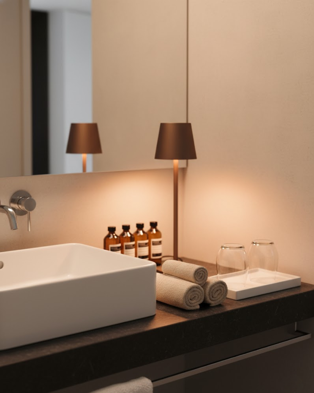 Cléa | Mocha Cordless Table Lamp