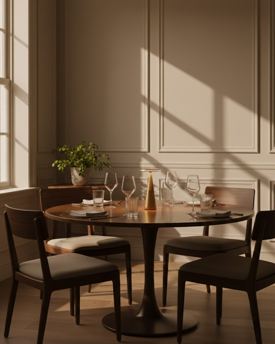 Saivéne | Gold Cordless Table Lamp