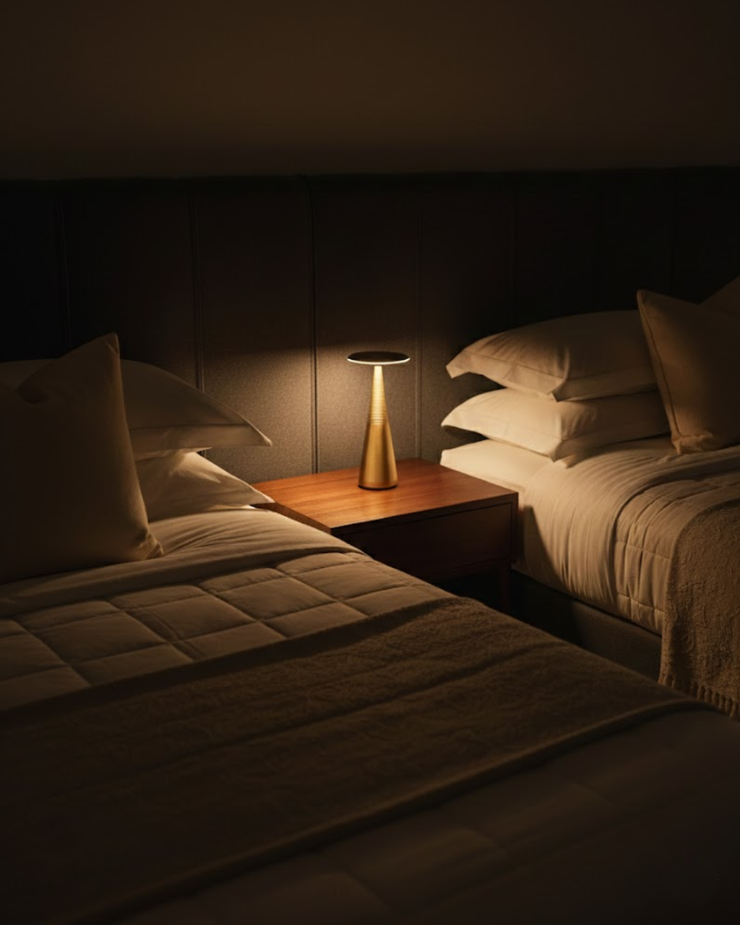 Saivéne | Gold Cordless Table Lamp
