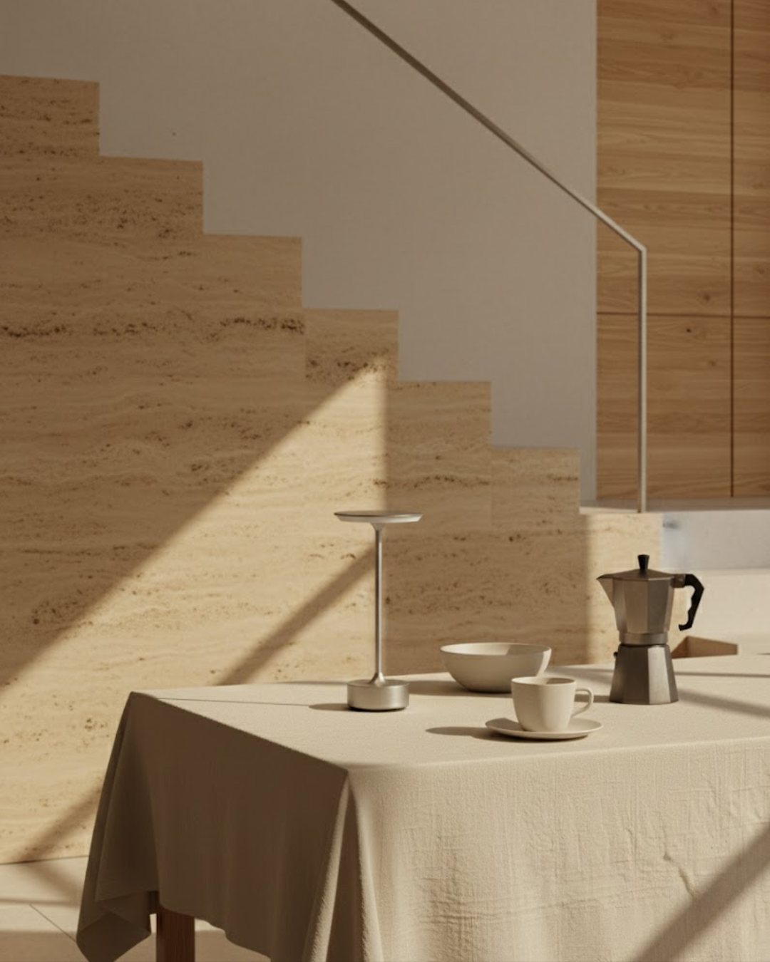 Sovéla | Silver Cordless Table Lamp